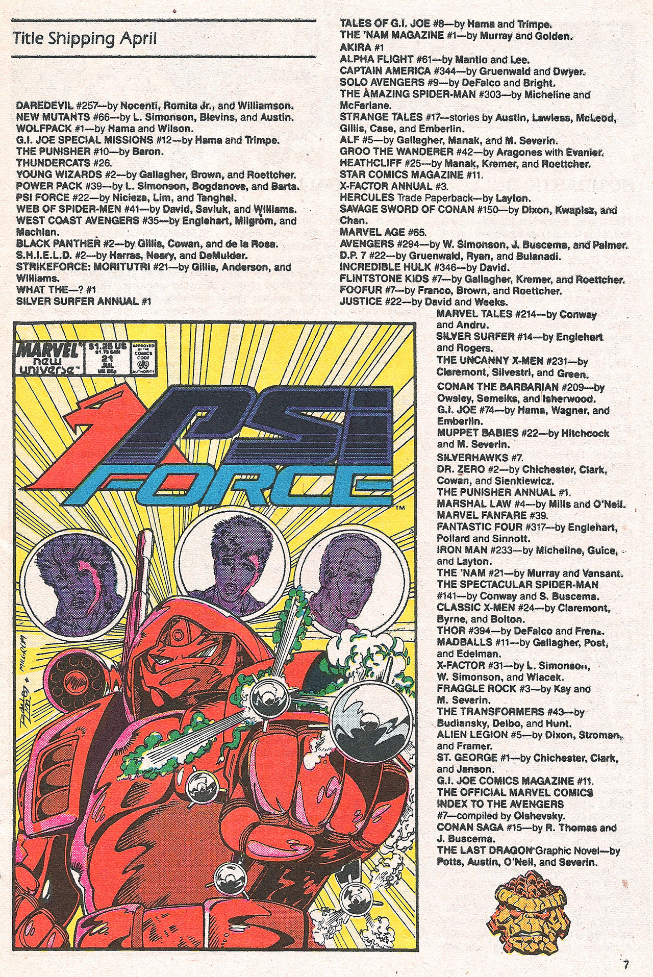 Read online Marvel Age comic -  Issue #62 - 9
