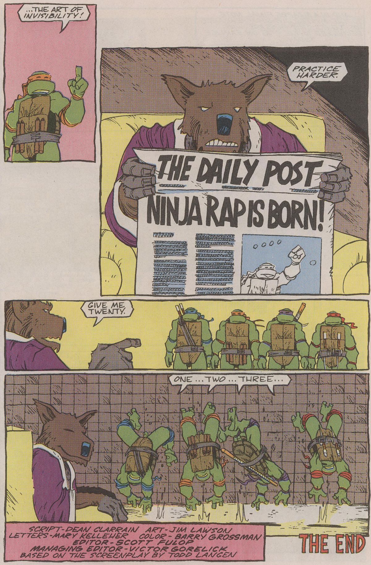 Read online Teenage Mutant Ninja Turtles II: The Secret of the Ooze Official Movie Adaptation comic -  Issue # Full - 61