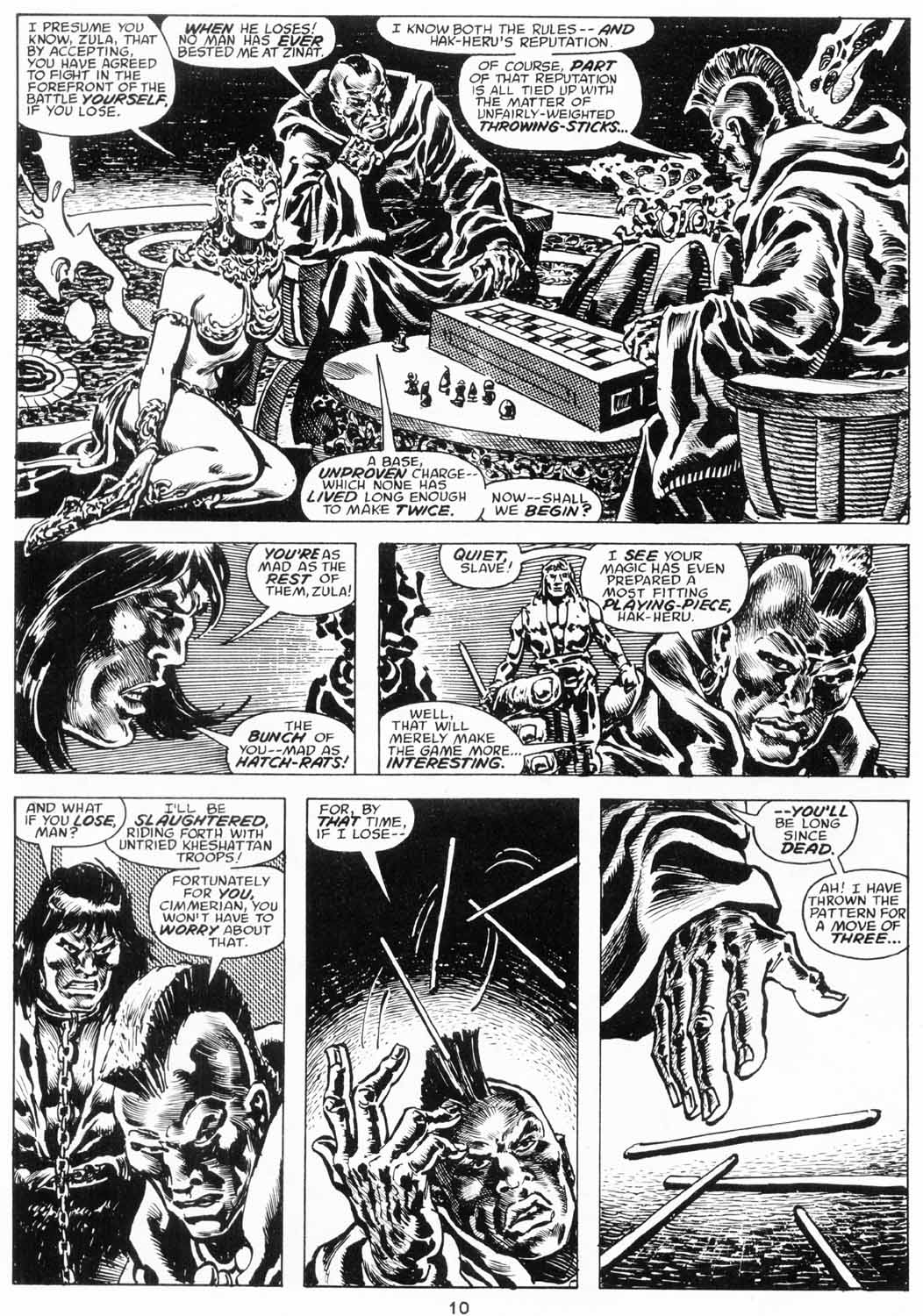Read online The Savage Sword Of Conan comic -  Issue #206 - 11