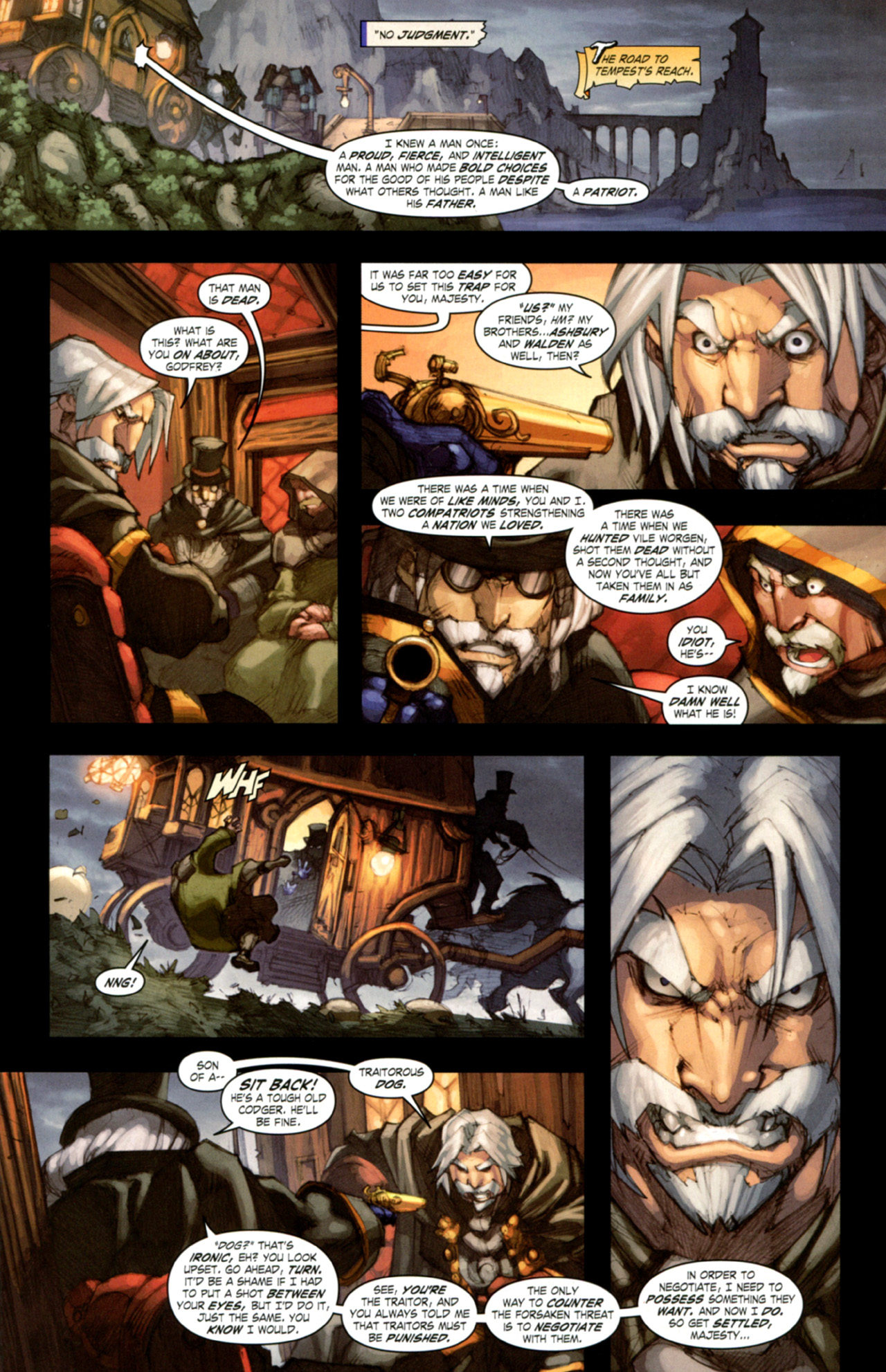 Read online World of Warcraft: Curse of the Worgen comic -  Issue #5 - 16