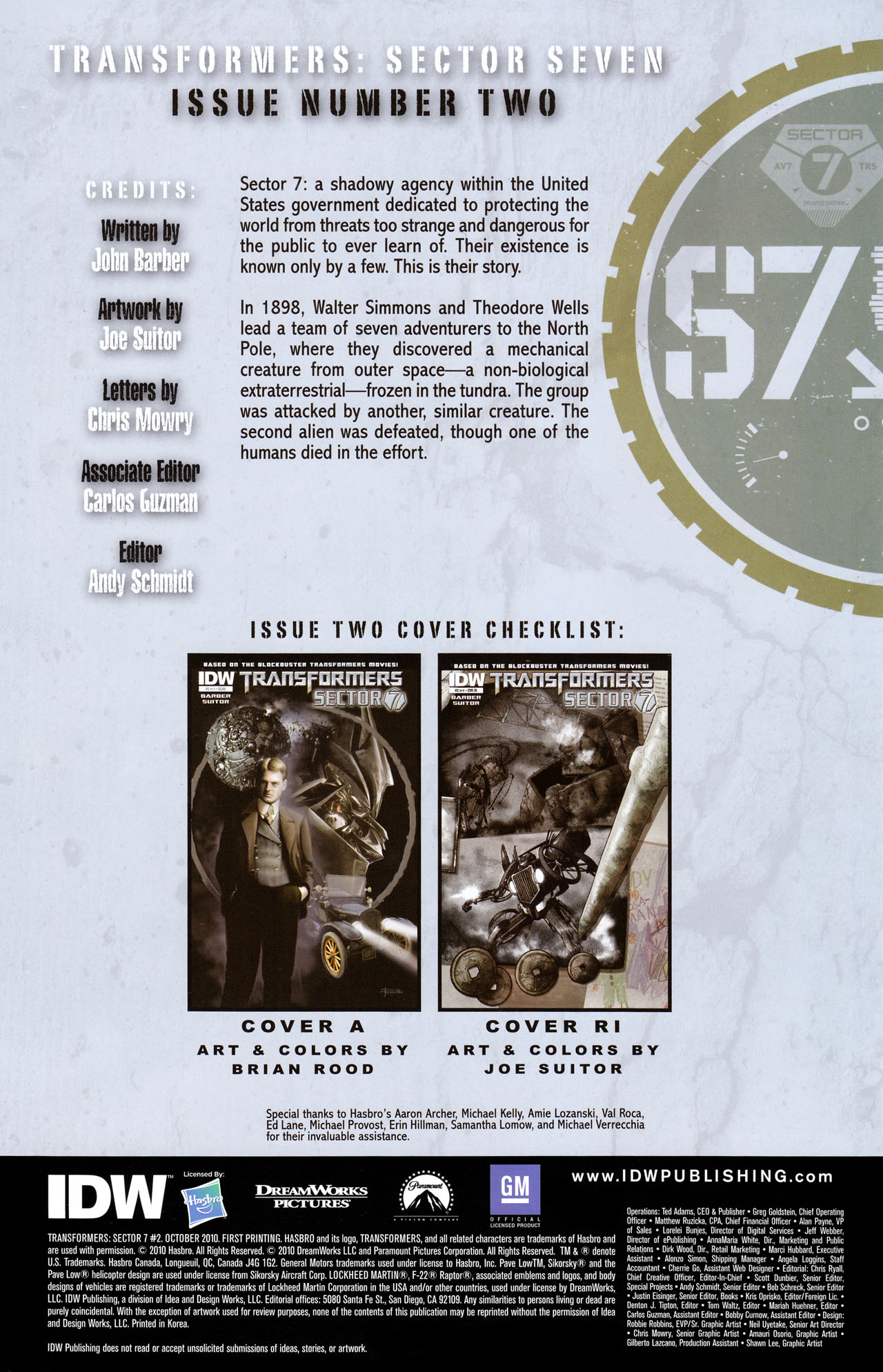 Read online Transformers: Sector 7 comic -  Issue #2 - 2