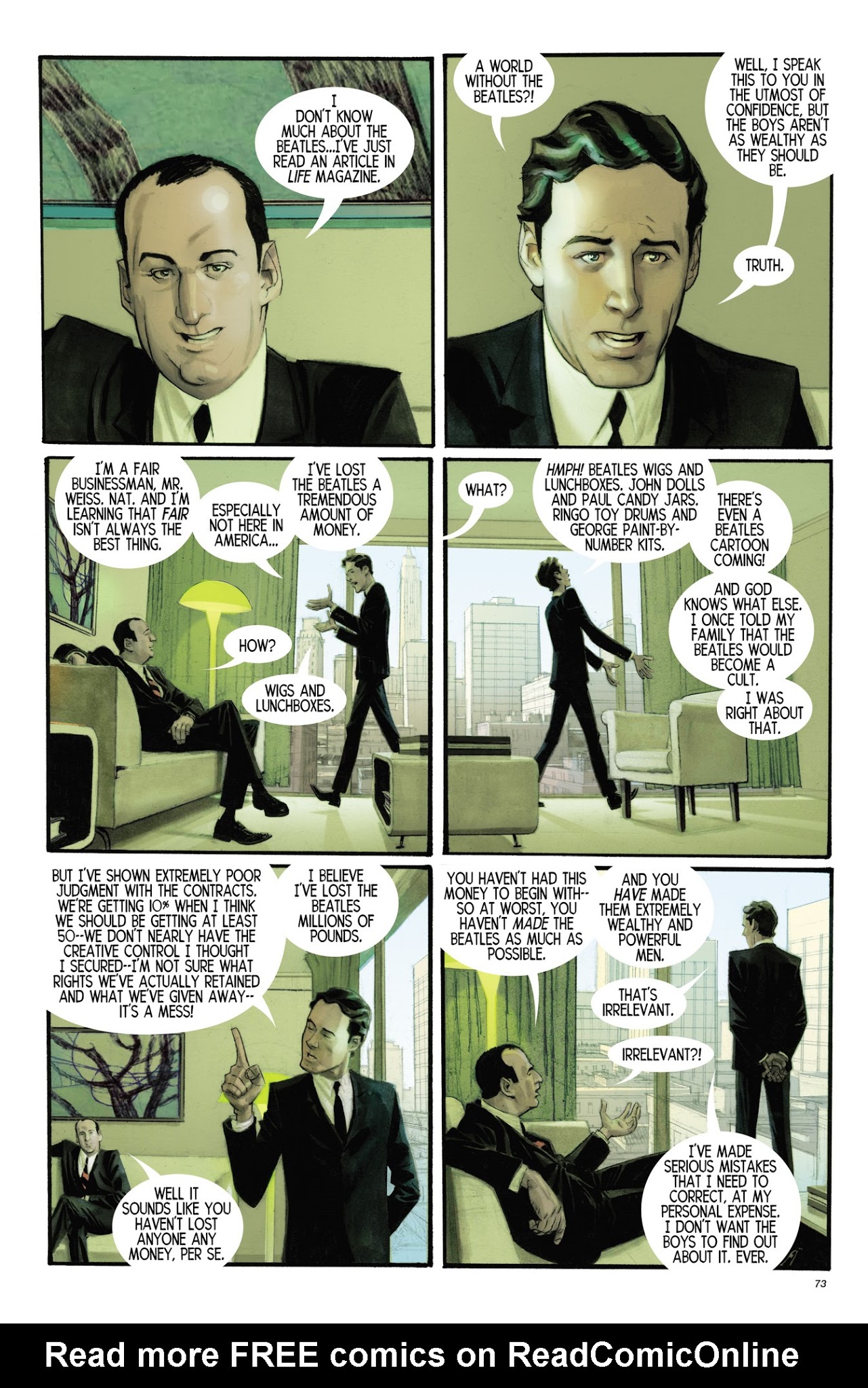 Read online The Fifth Beatle: The Brian Epstein Story comic -  Issue # TPB - 67