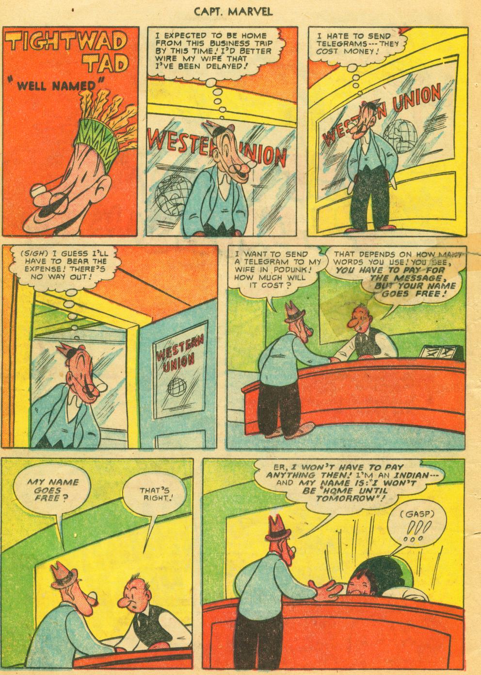 Read online Captain Marvel Adventures comic -  Issue #124 - 12