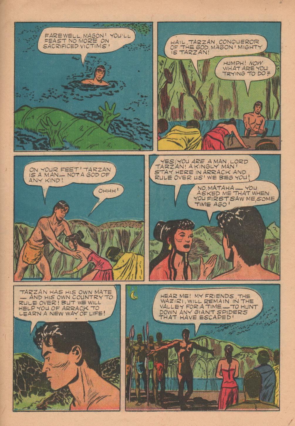 Read online Tarzan (1948) comic -  Issue #30 - 25
