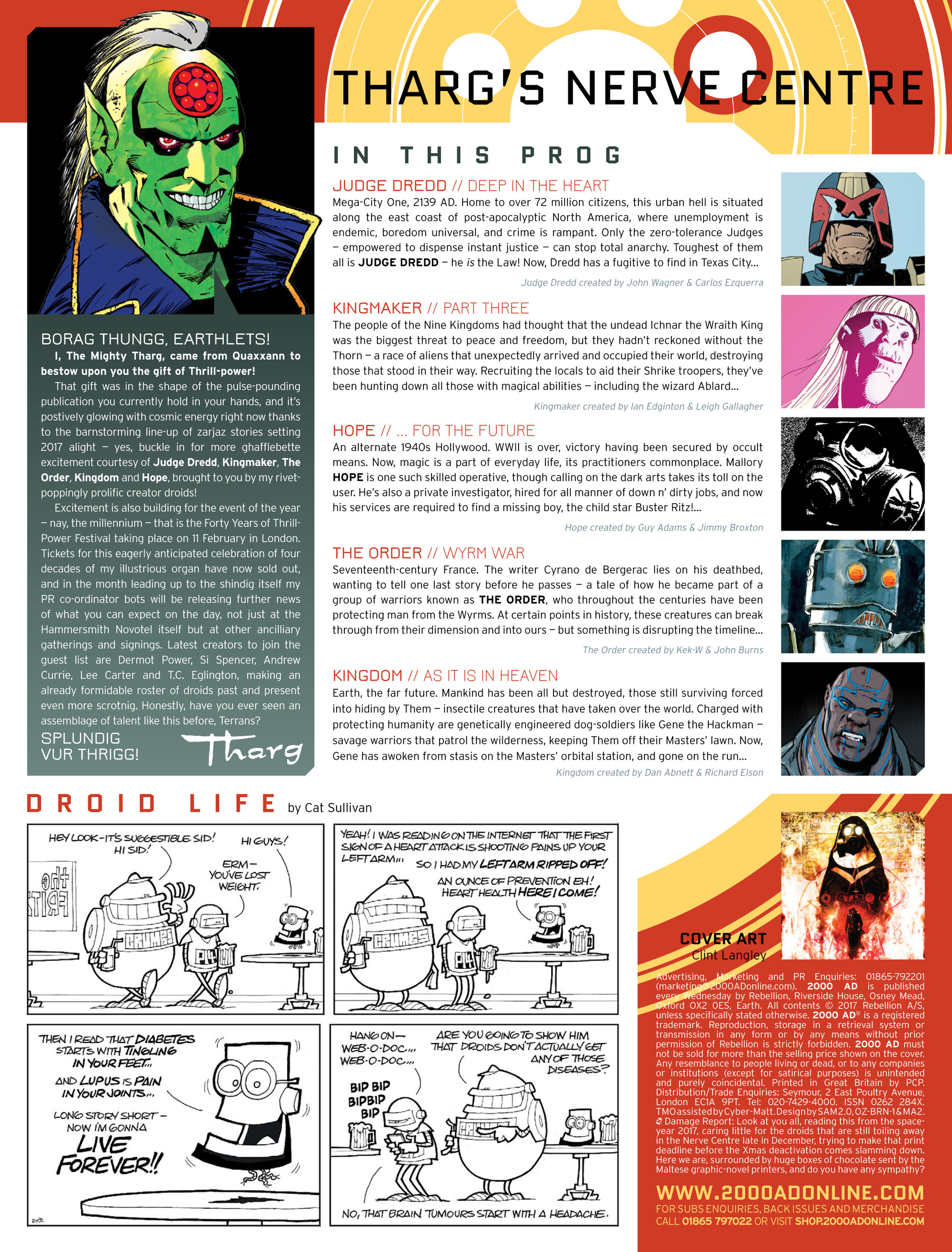 Read online 2000 AD comic -  Issue #2013 - 2