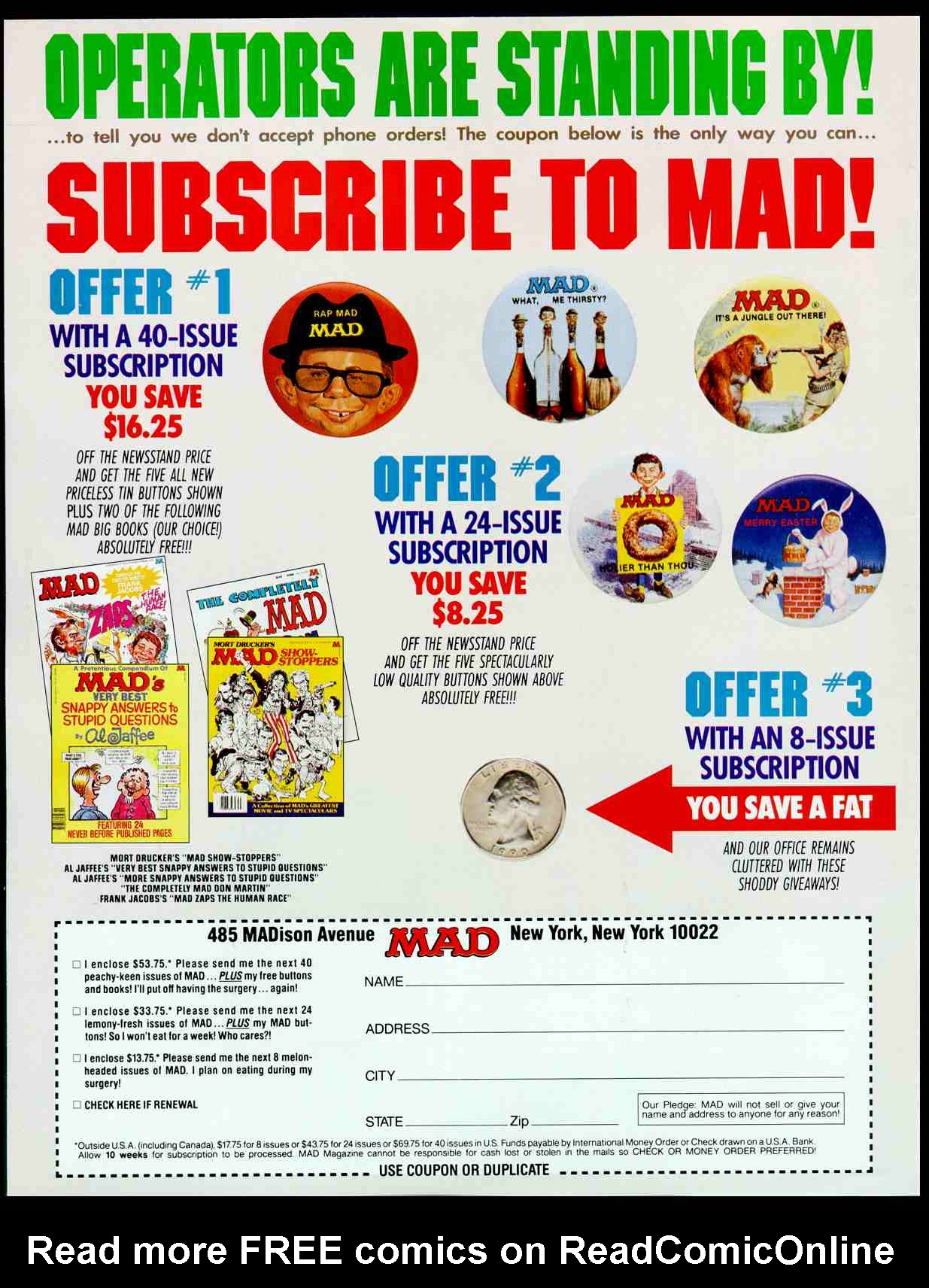 Read online MAD comic -  Issue #302 - 3