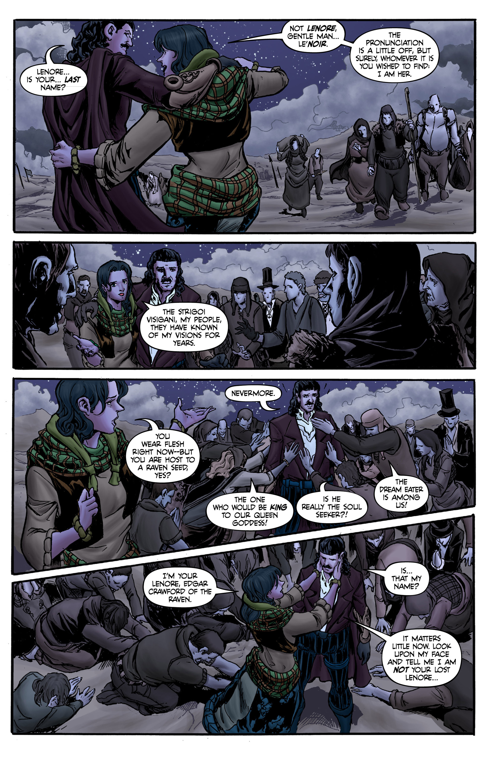 Read online Raven Nevermore comic -  Issue #7 - 8