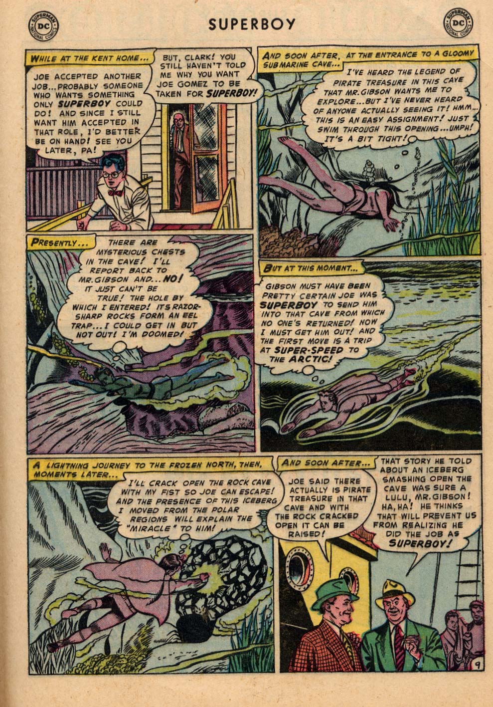 Read online Superboy (1949) comic -  Issue #26 - 35