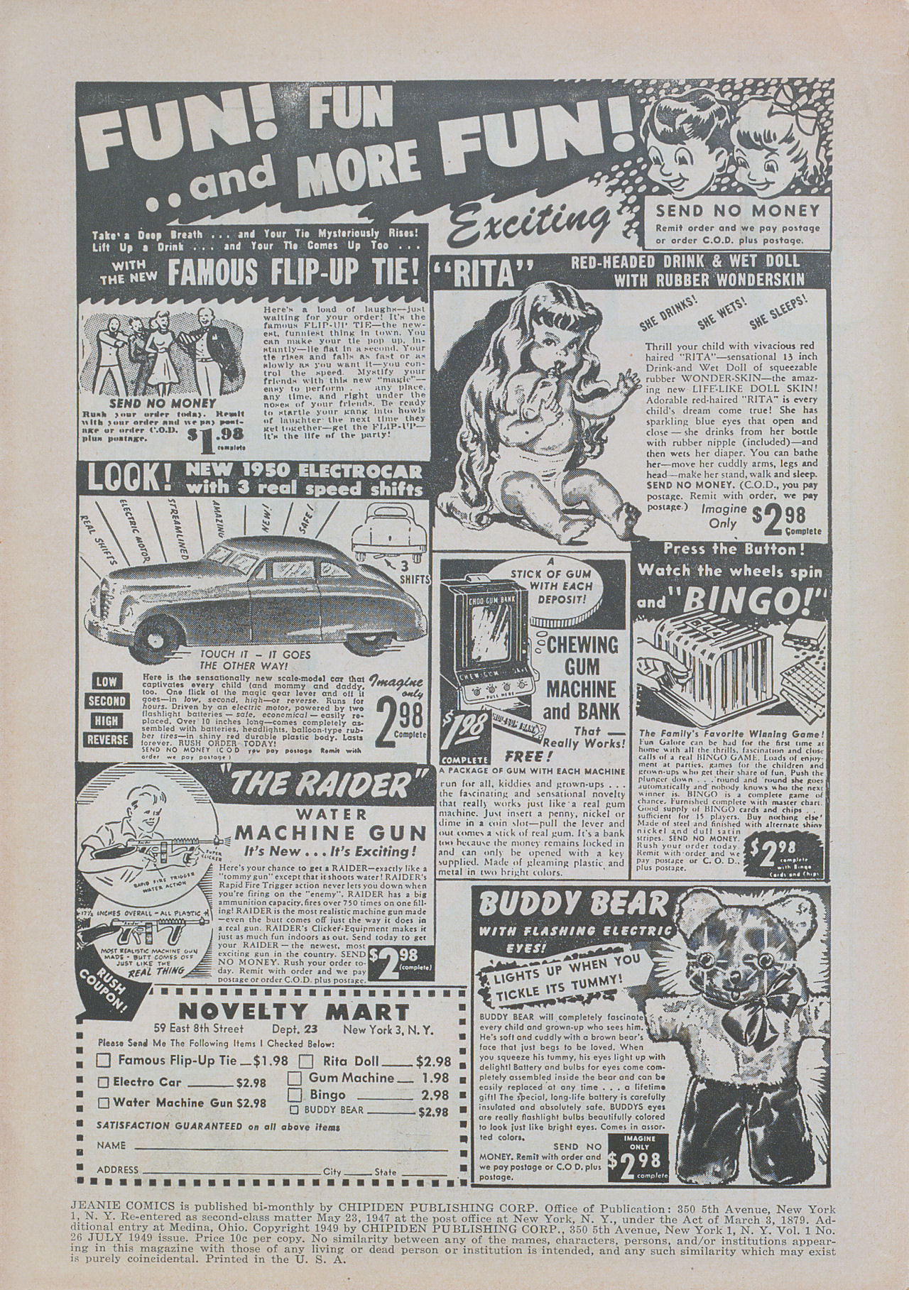 Read online Jeanie Comics comic -  Issue #26 - 2