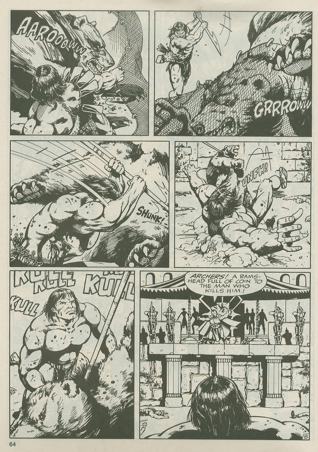 Read online The Savage Sword Of Conan comic -  Issue #122 - 64