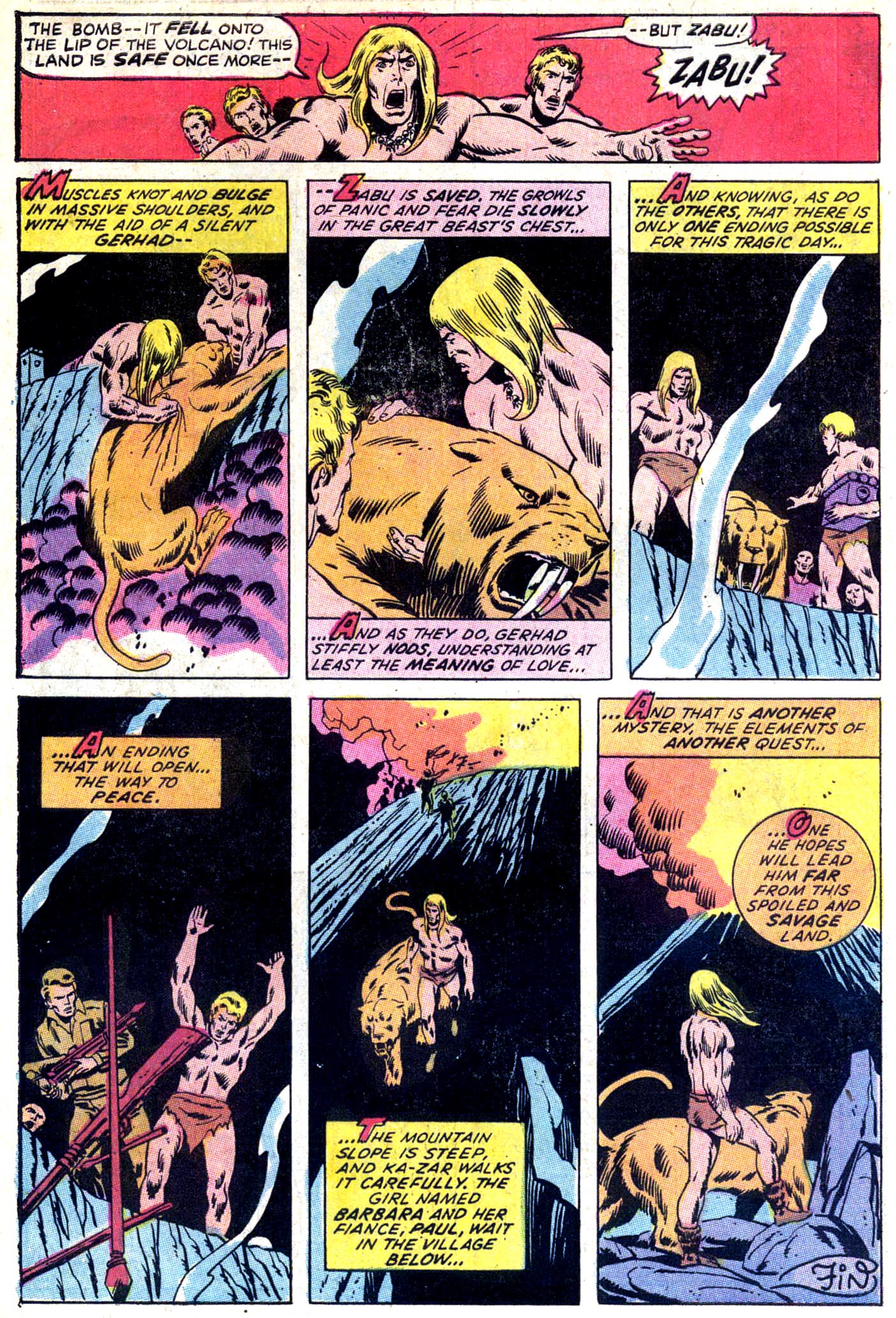 Read online Astonishing Tales (1970) comic -  Issue #10 - 22