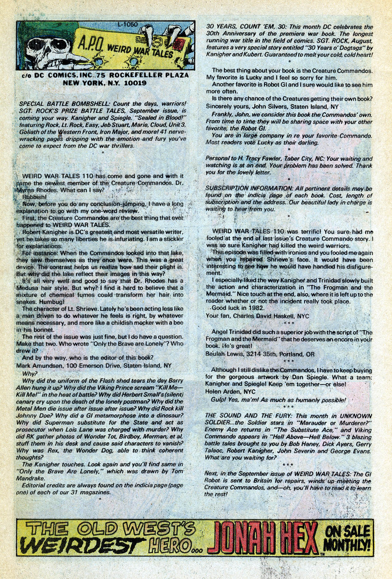 Read online Weird War Tales (1971) comic -  Issue #114 - 33