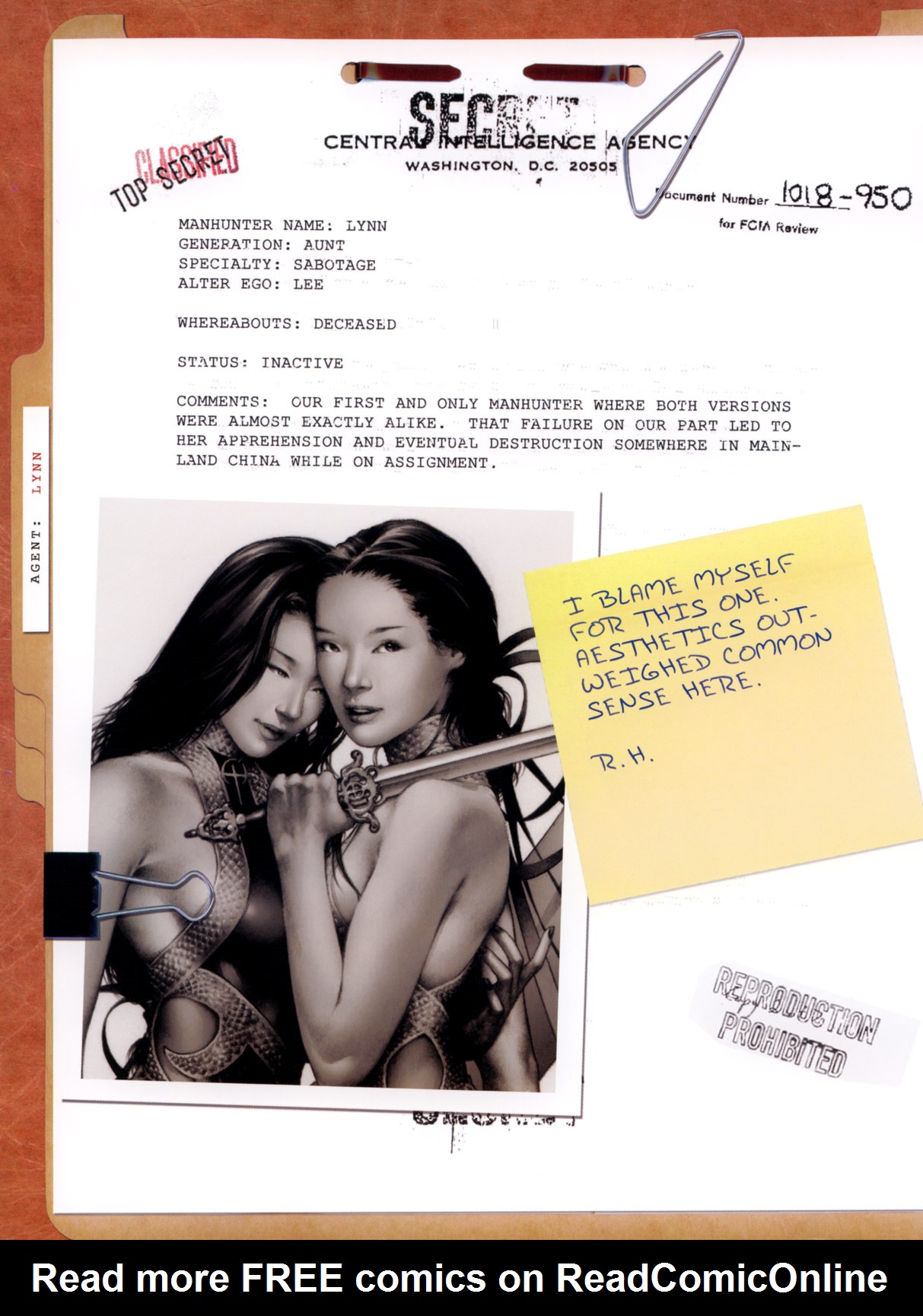 Read online Athena Inc. Agent Roster comic -  Issue # Full - 37