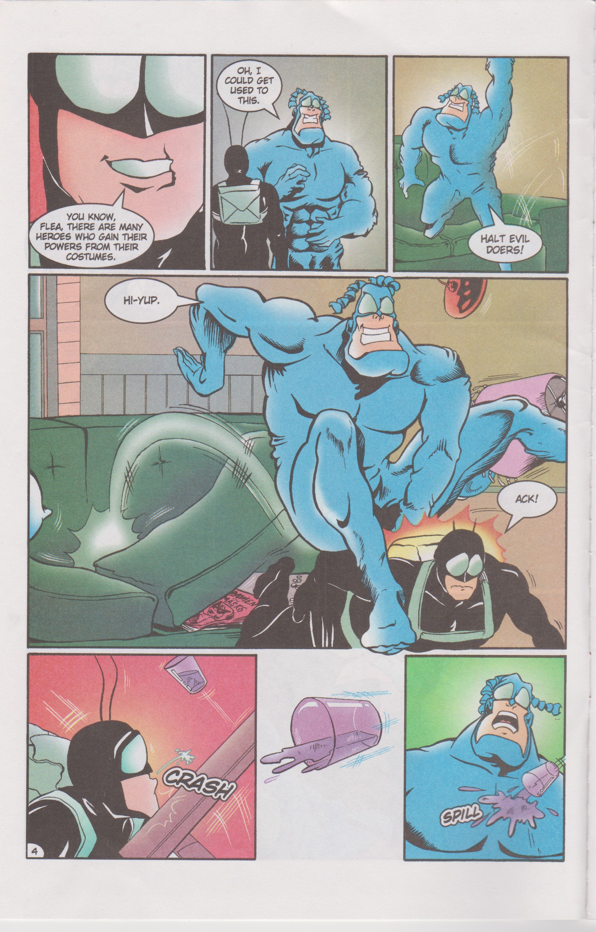 Read online The Tick Color comic -  Issue #5 - 6