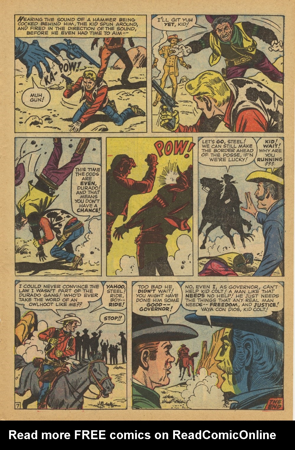 Read online Kid Colt Outlaw comic -  Issue #92 - 11