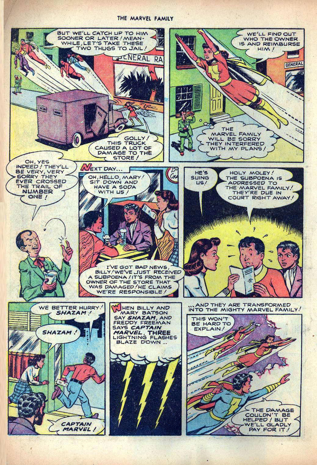 Read online The Marvel Family comic -  Issue #25 - 6