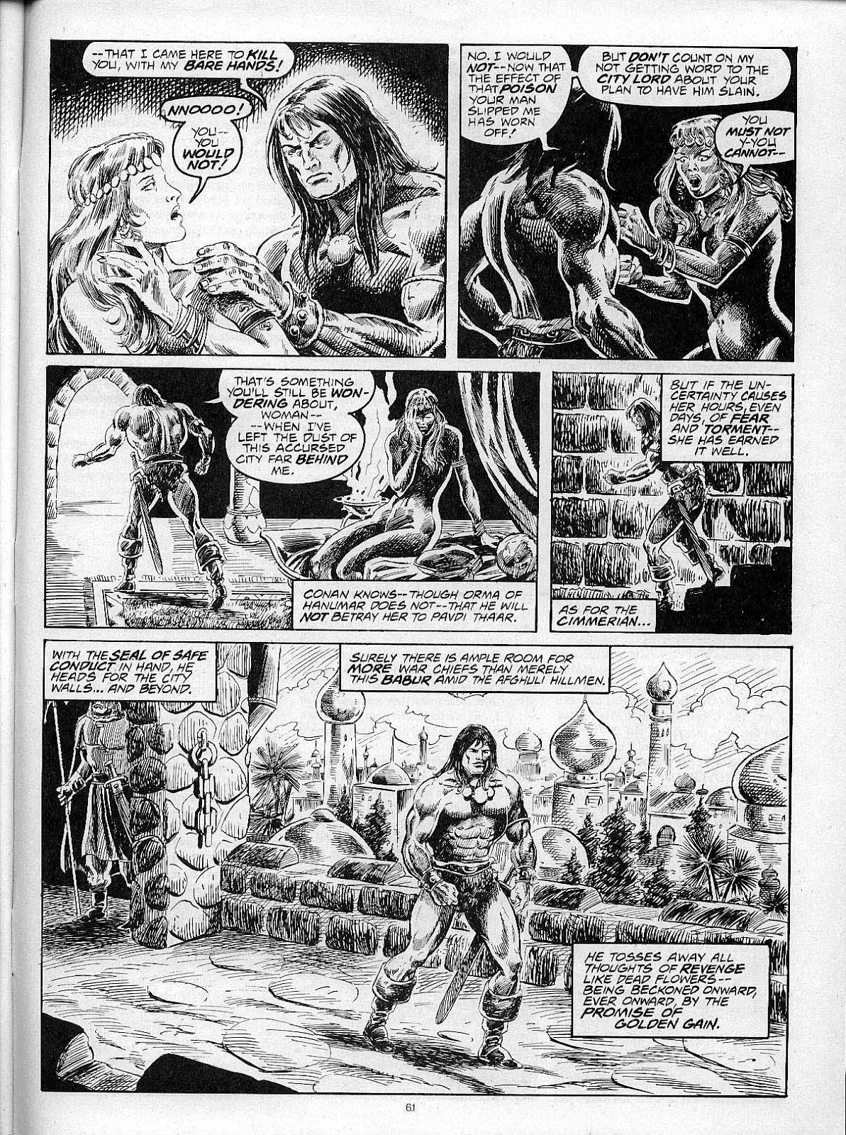 The Savage Sword Of Conan issue 204 - Page 63