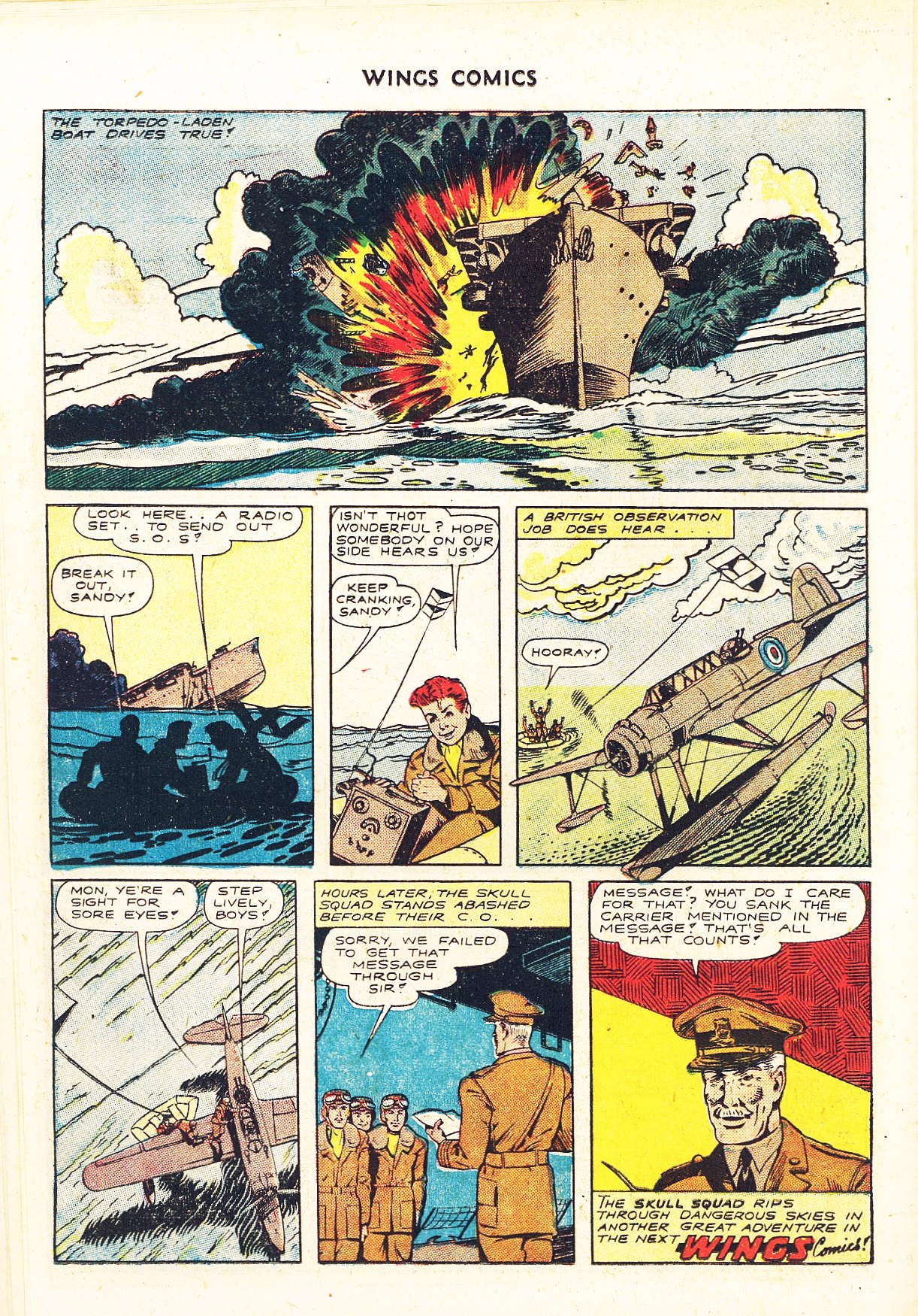 Read online Wings Comics comic -  Issue #41 - 40