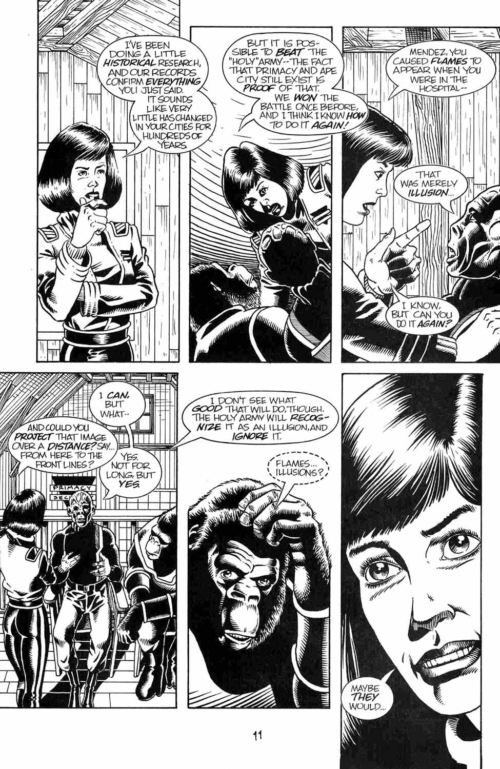 Read online Planet of the Apes: The Forbidden Zone comic -  Issue #4 - 13