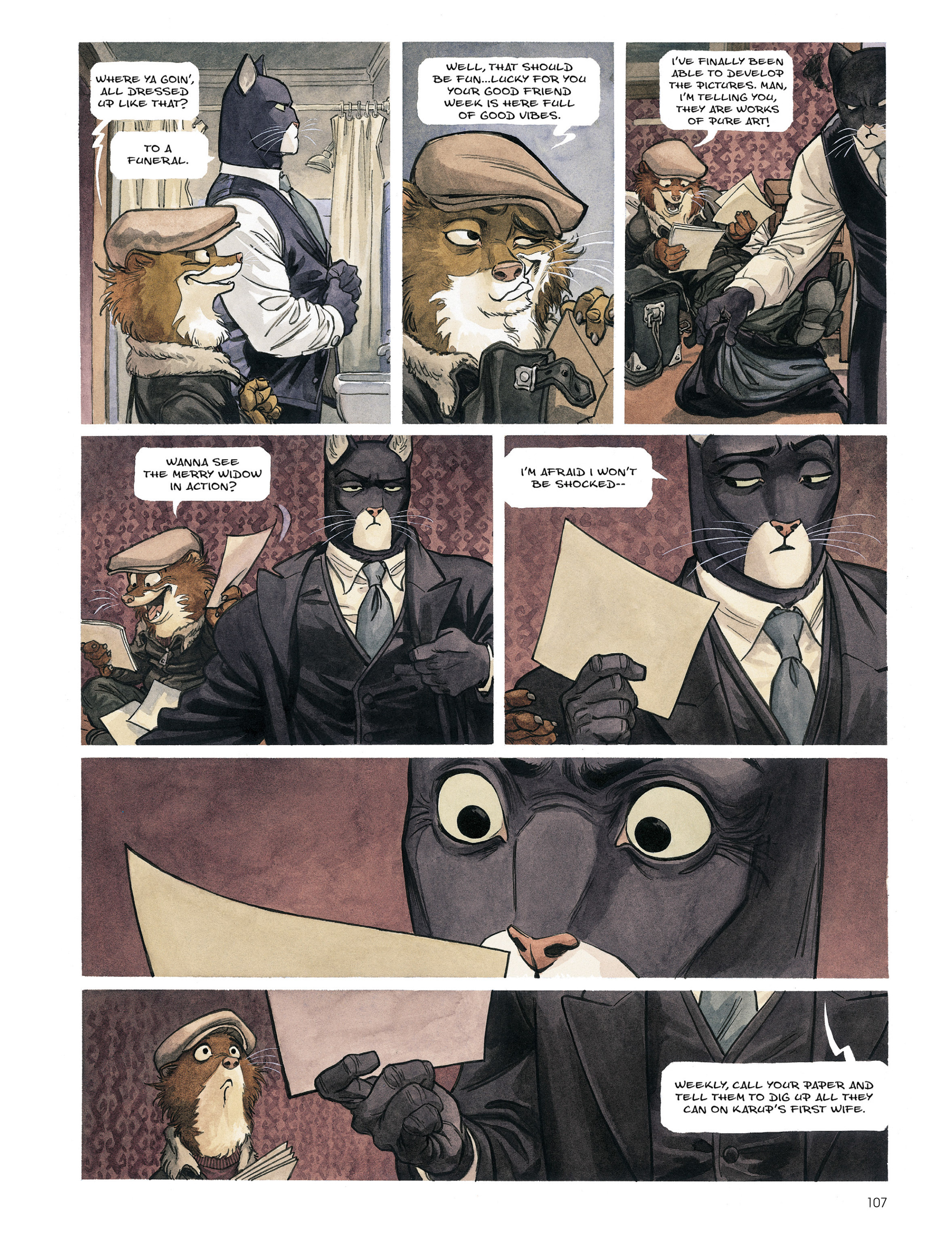 Read online Blacksad (2010) comic -  Issue # Full - 107