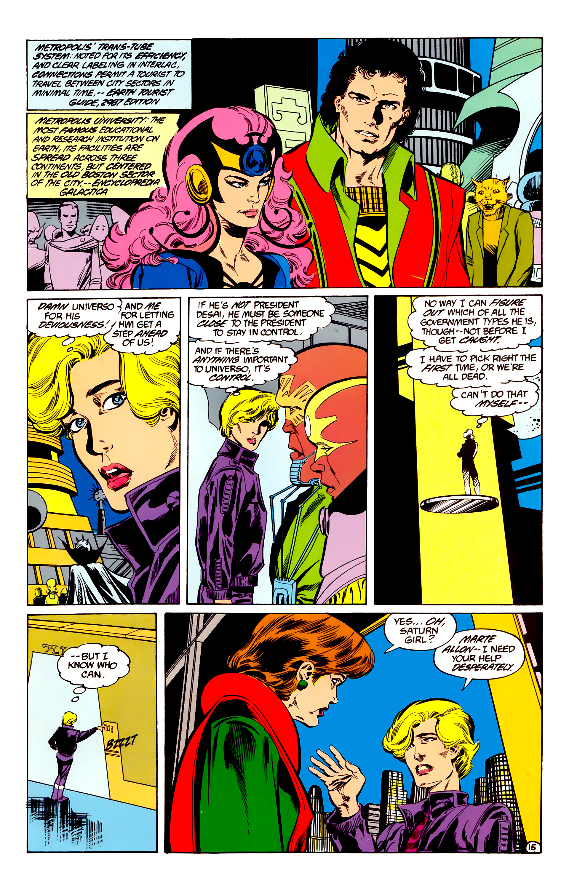 Read online Legion of Super-Heroes (1984) comic -  Issue #35 - 16