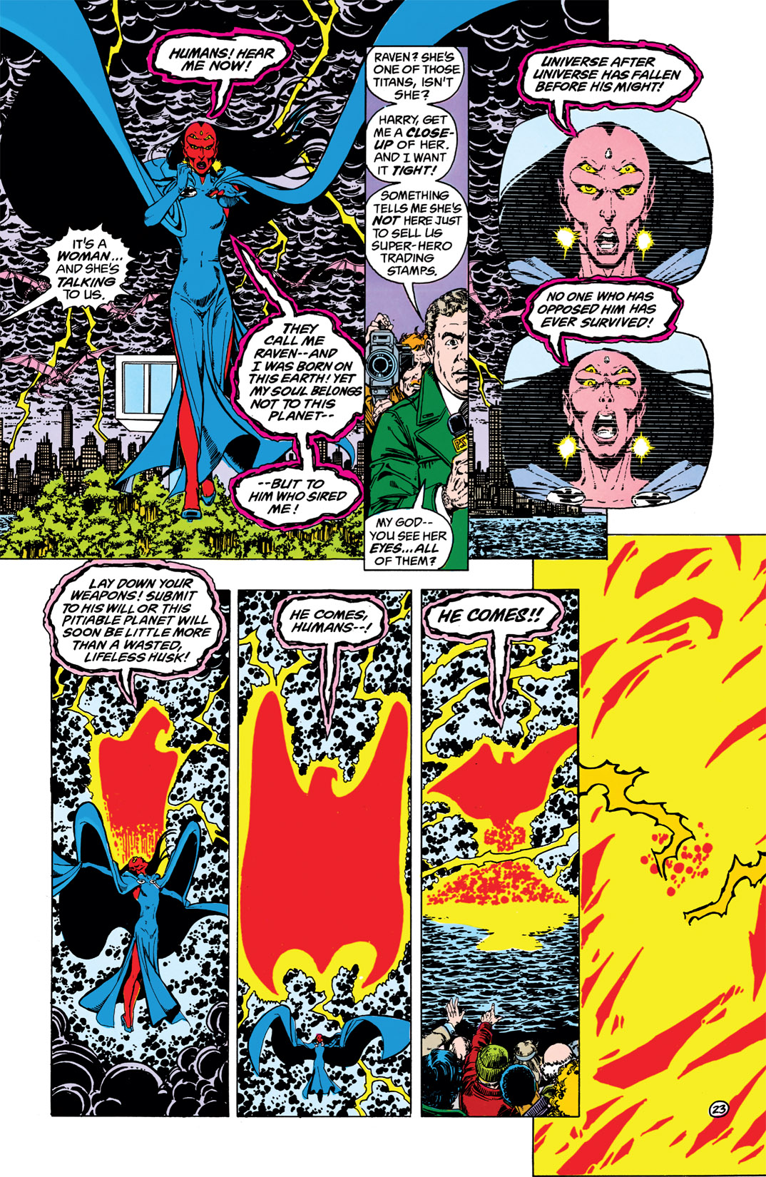 Read online The New Teen Titans (1984) comic -  Issue #2 - 23
