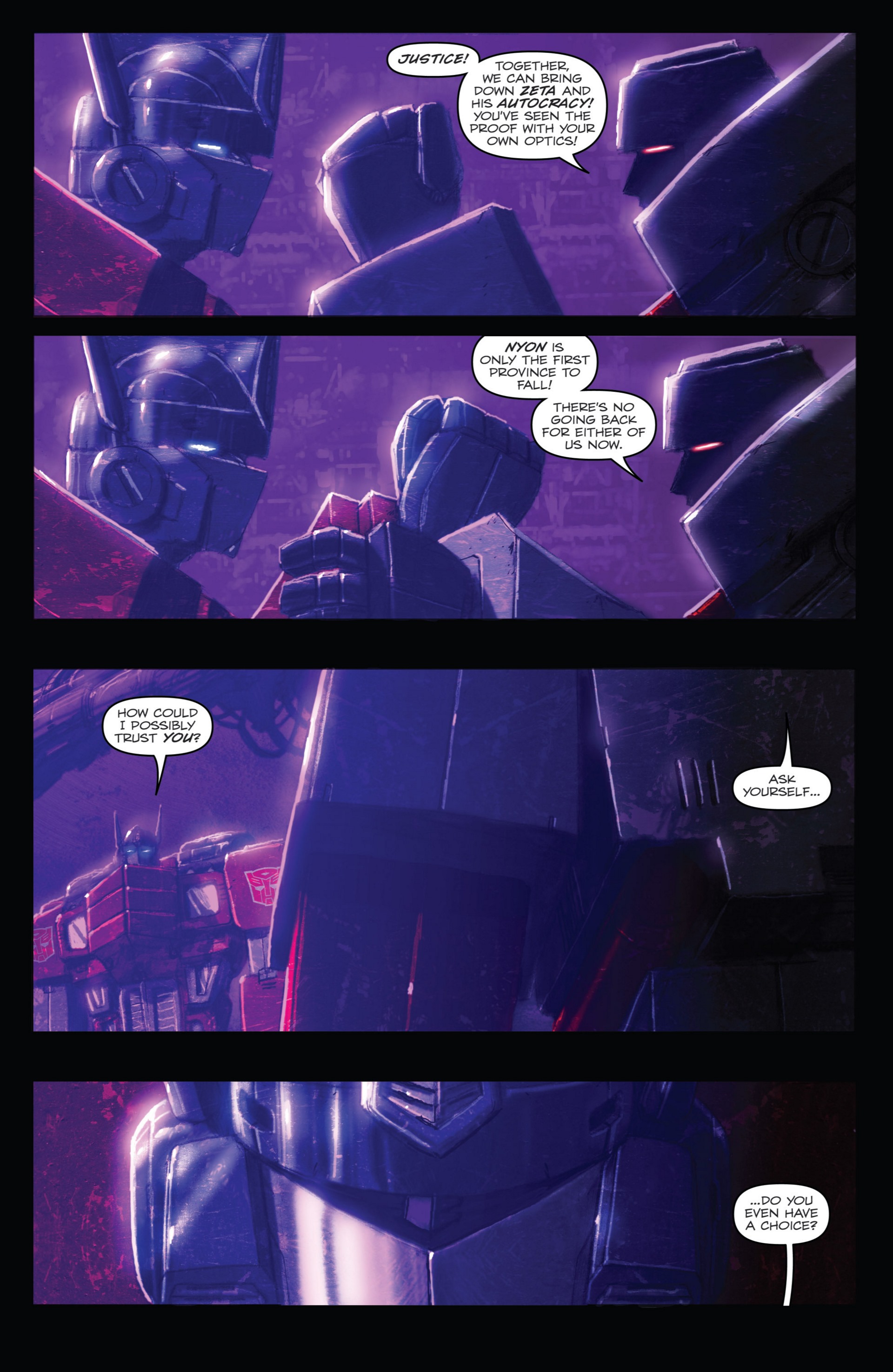 Read online Transformers: Autocracy comic -  Issue # Full - 67