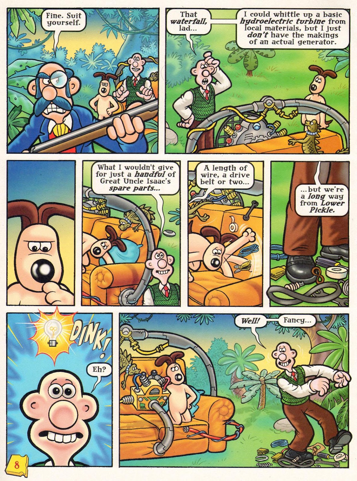Wallace & Gromit Comic issue 12 - Page 8