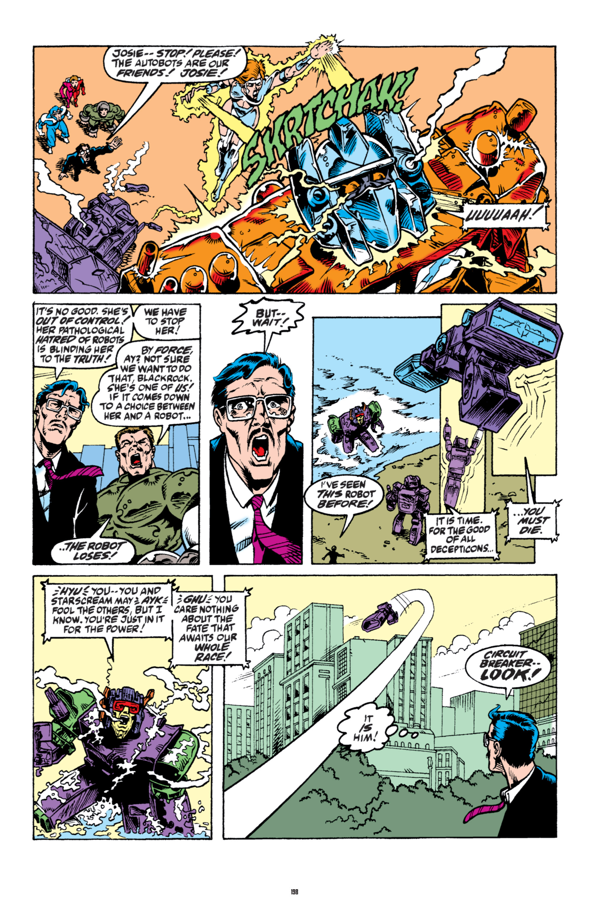 Read online The Transformers Classics comic -  Issue # TPB 6 - 198