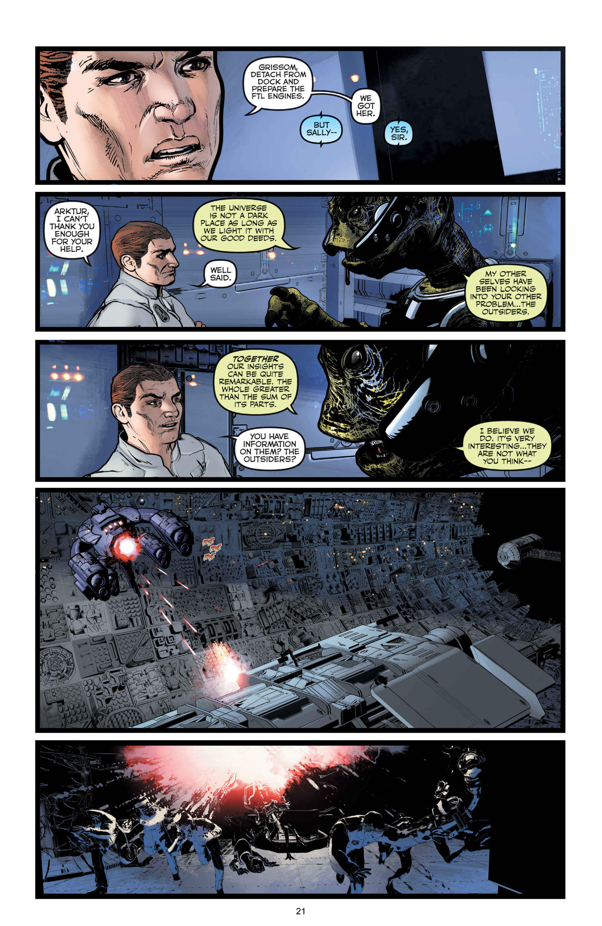 Read online Faster than Light comic -  Issue #9 - 23