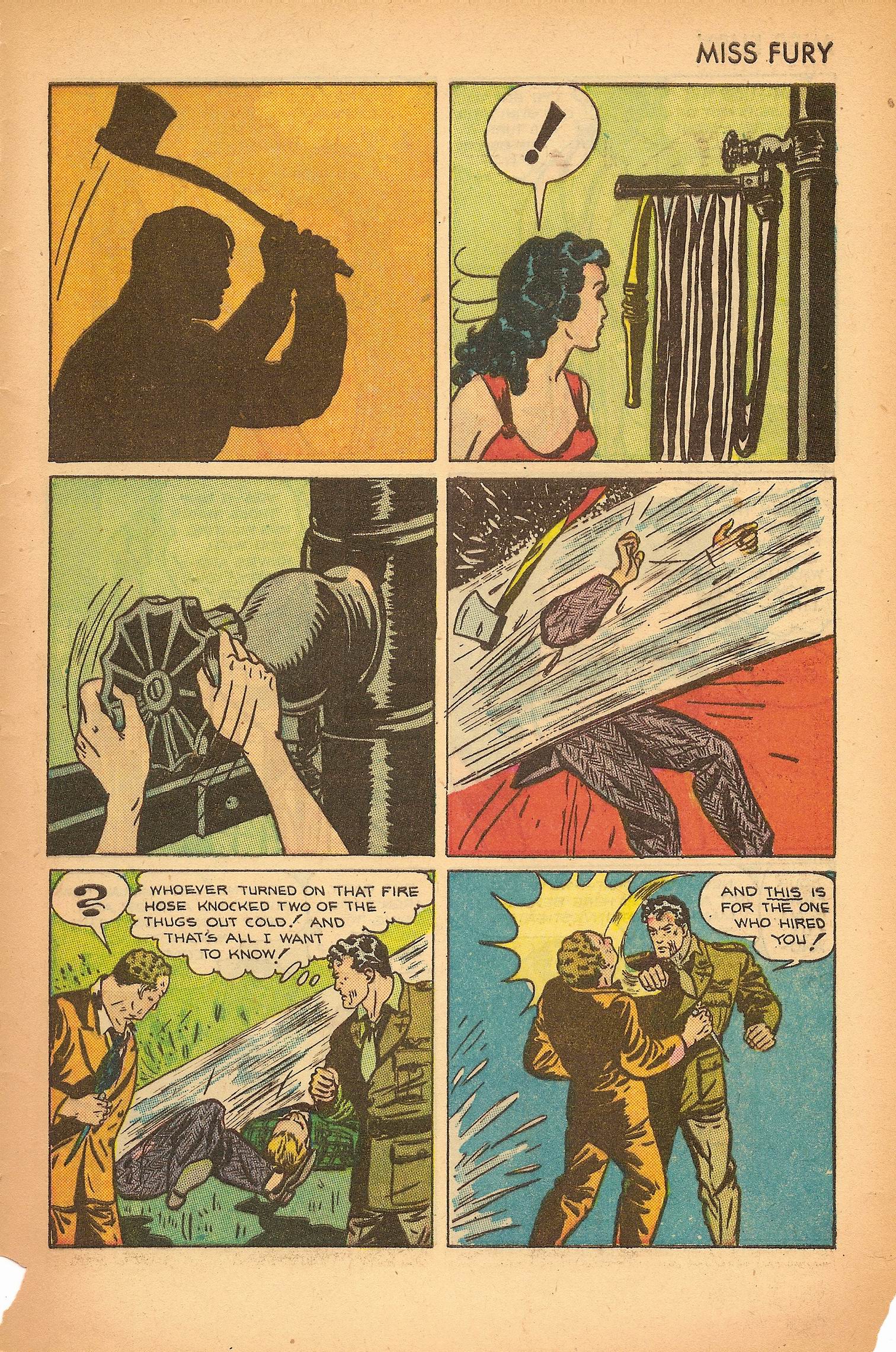 Read online Miss Fury (1942) comic -  Issue #7 - 29