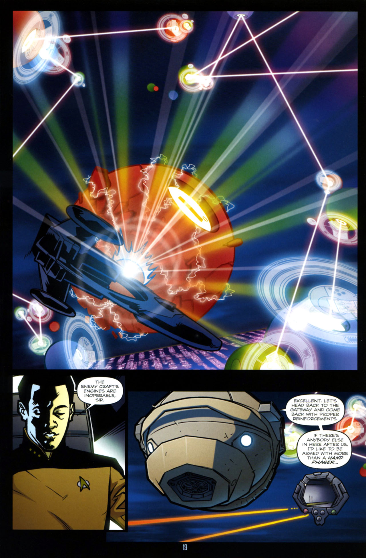 Read online Star Trek: The Next Generation: Intelligence Gathering comic -  Issue #1 - 22