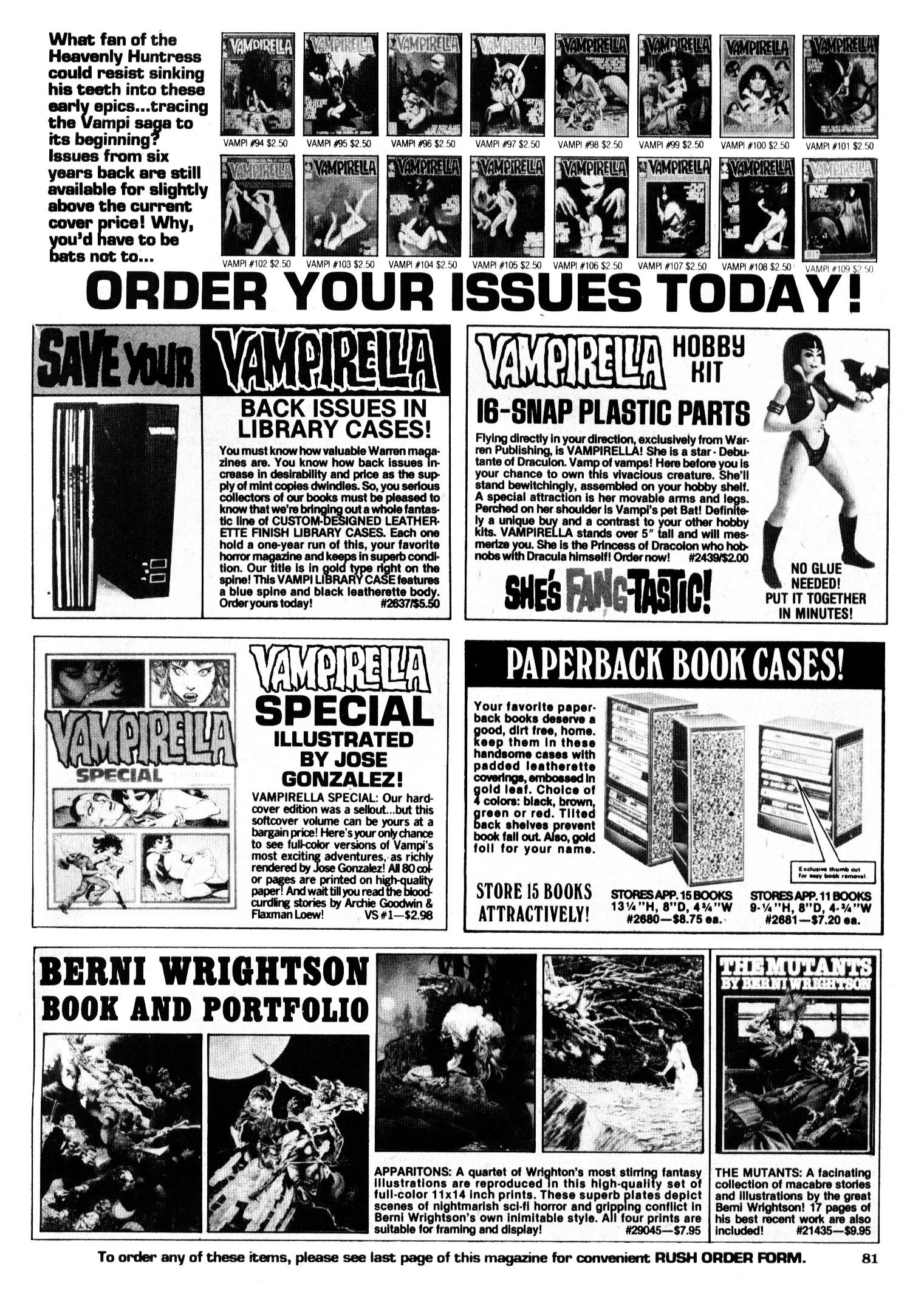 Read online Vampirella (1969) comic -  Issue #110 - 81