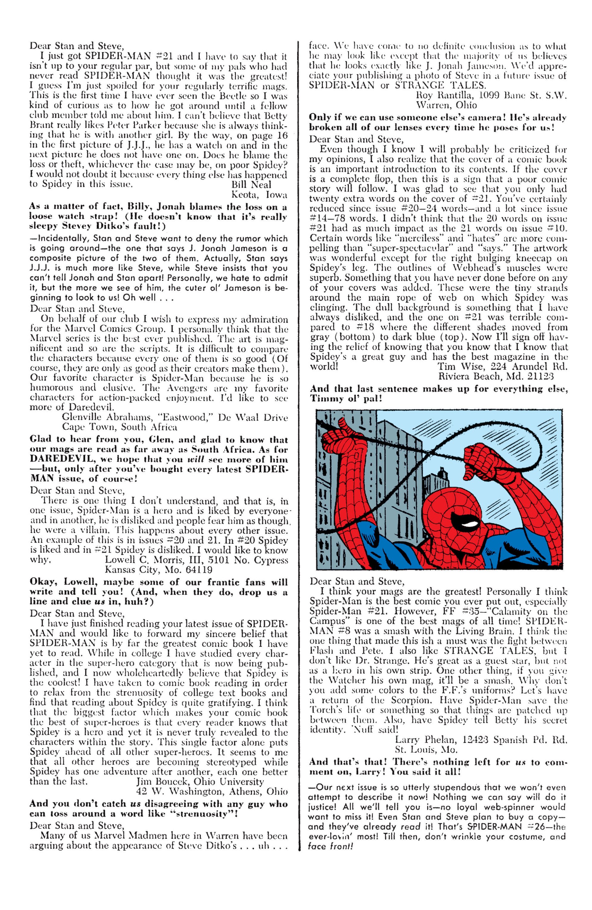 Read online The Amazing Spider-Man (1963) comic -  Issue #25 - 23