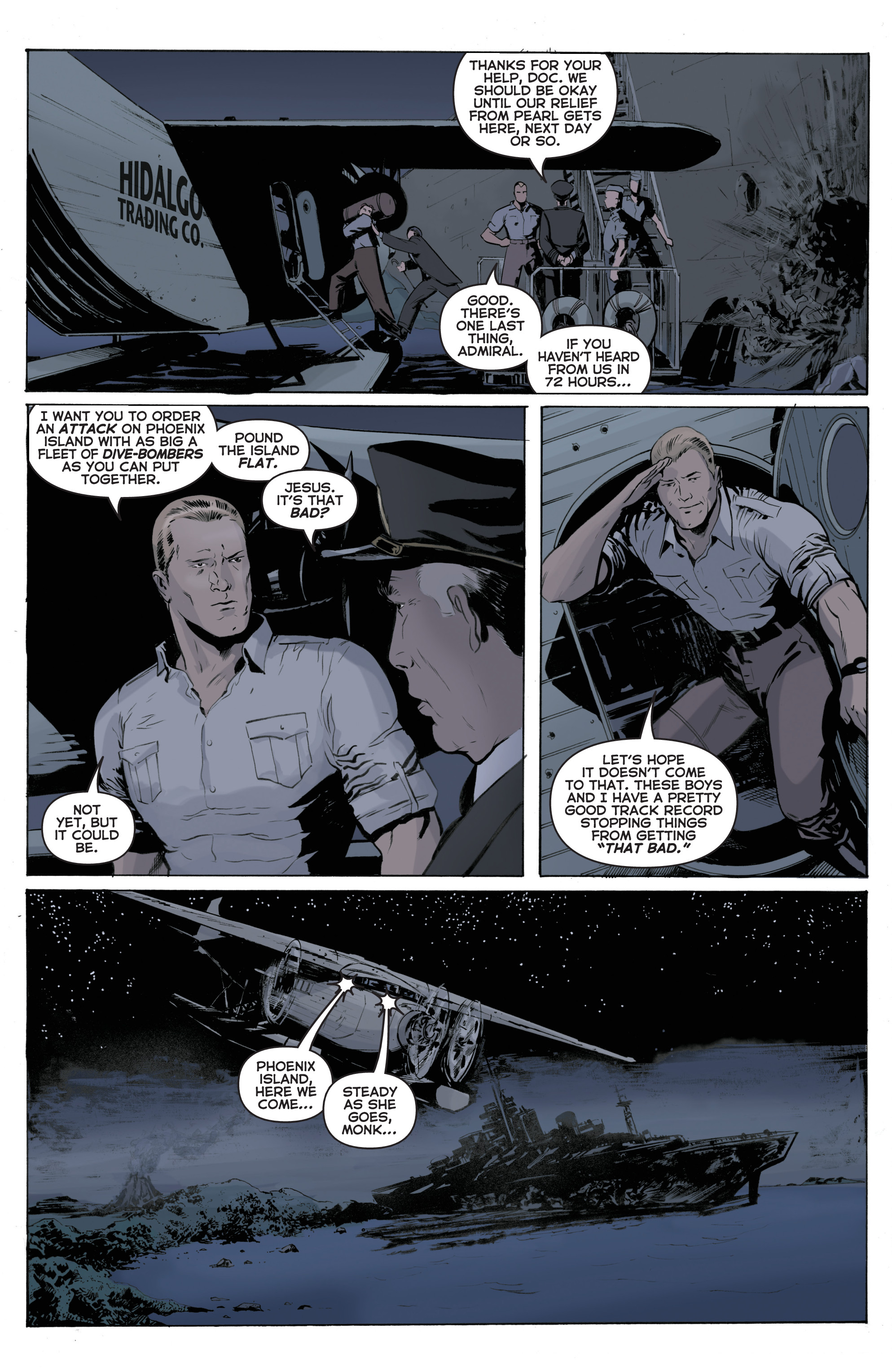 Read online Doc Savage: Ring Of Fire comic -  Issue #3 - 13