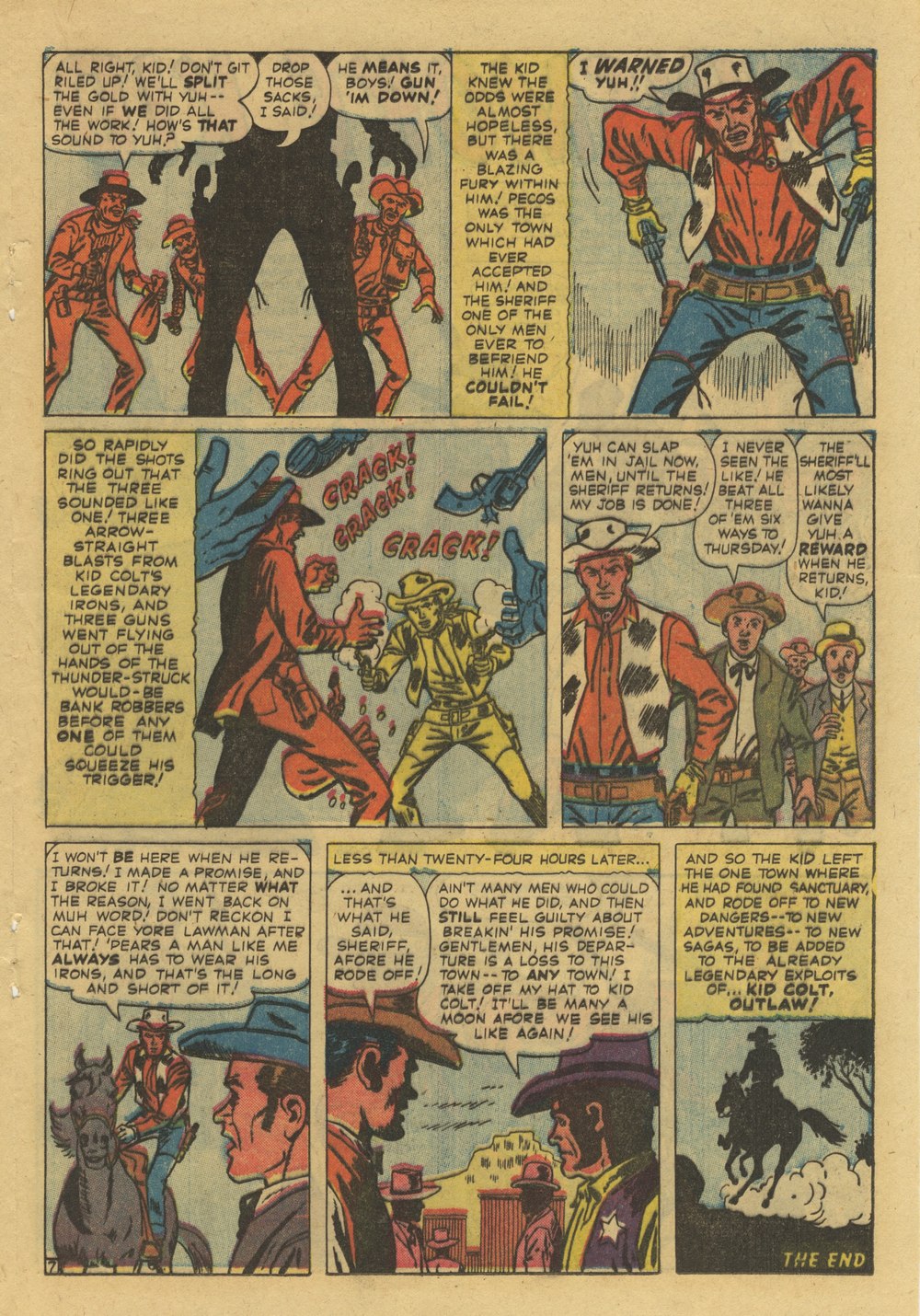 Read online Kid Colt Outlaw comic -  Issue #87 - 17