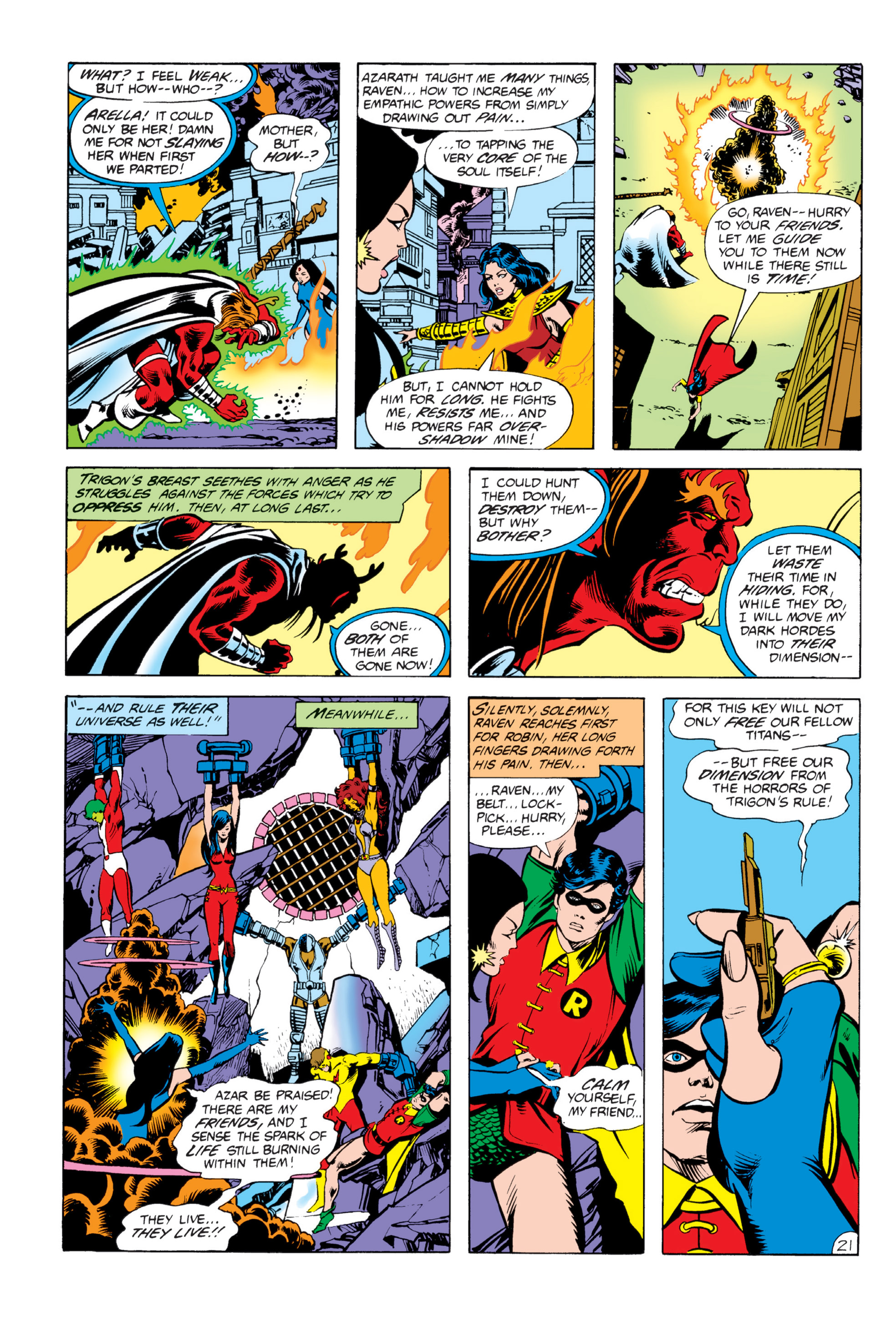 Read online The New Teen Titans (1980) comic -  Issue #6 - 21