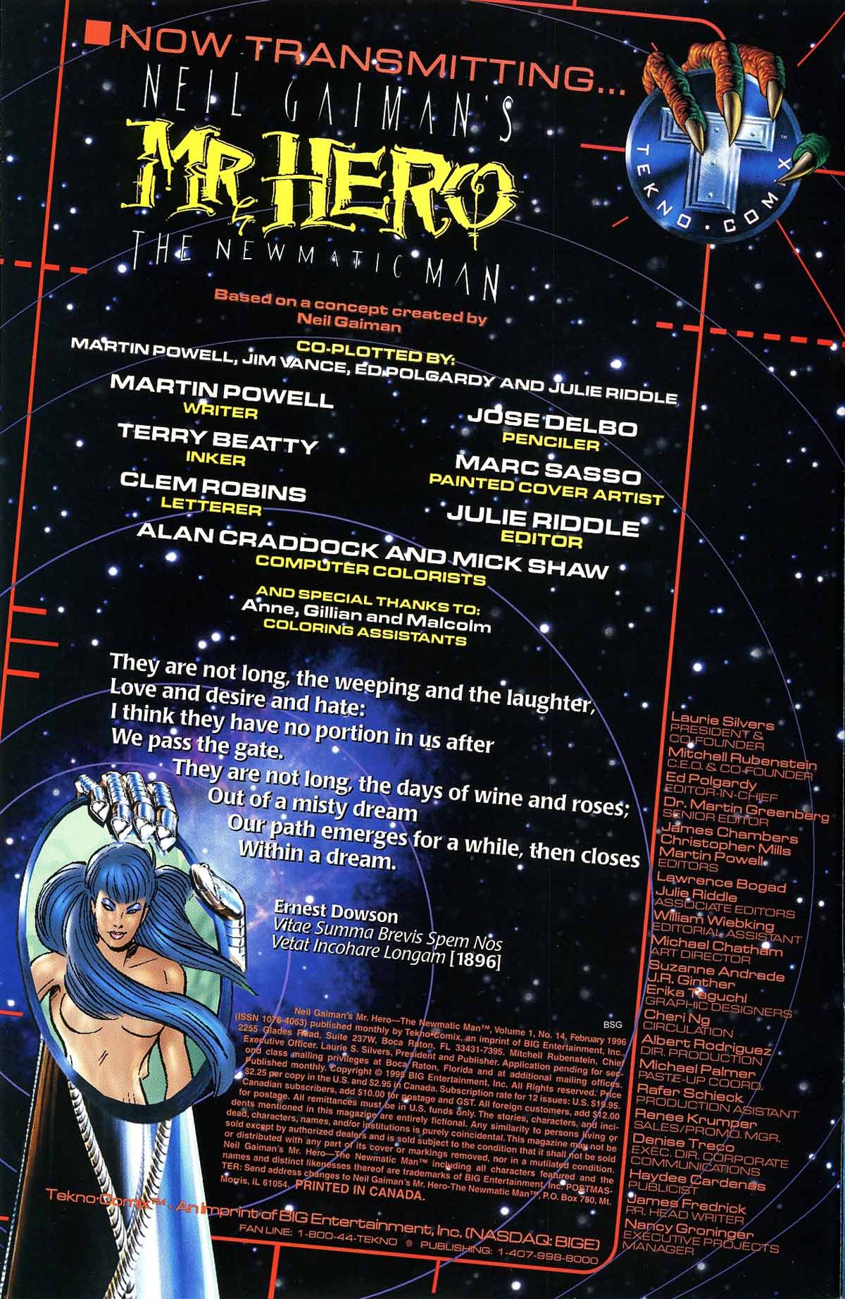 Read online Neil Gaiman's Mr. Hero - The Newmatic Man (1995) comic -  Issue #14 - 2