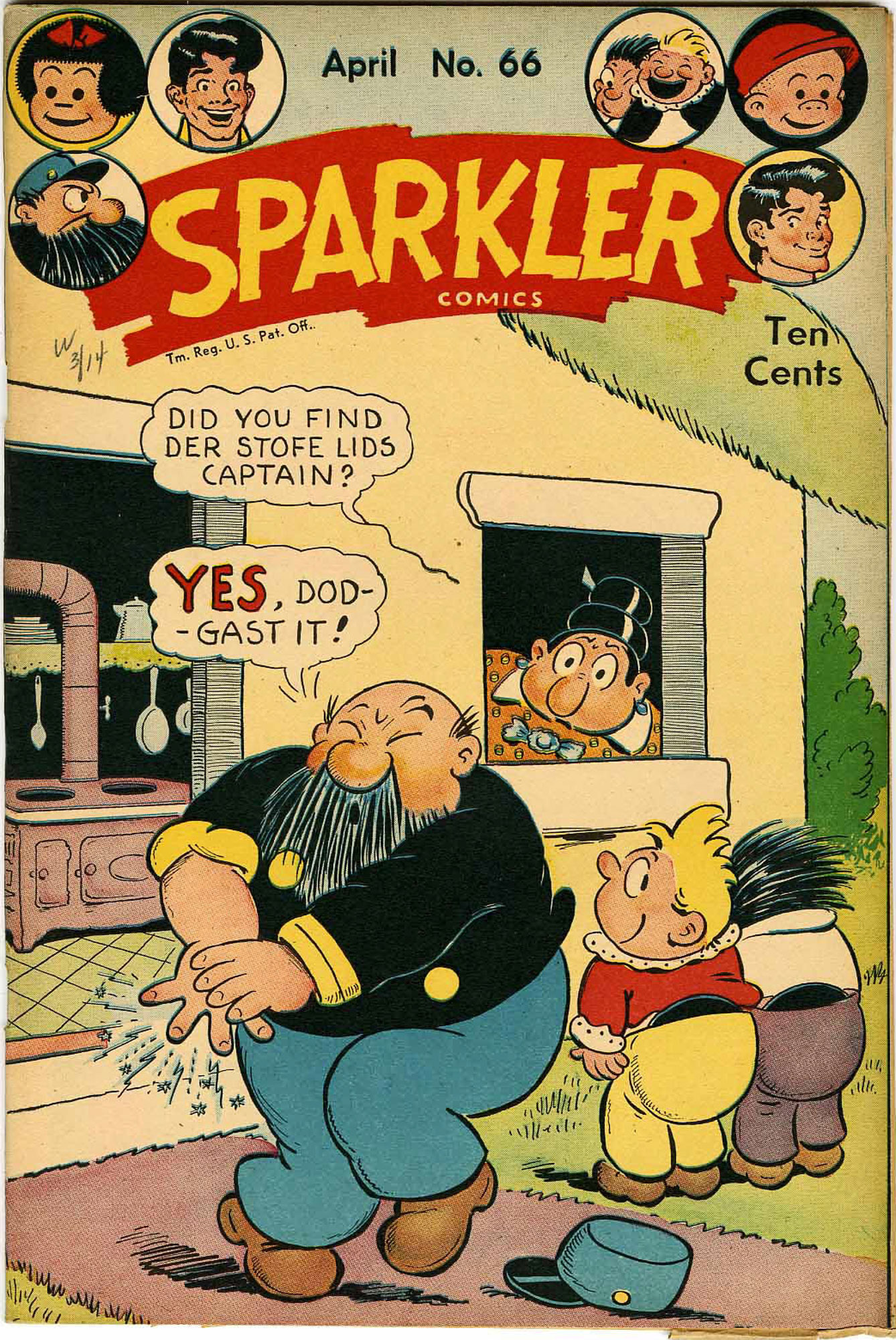 Read online Sparkler Comics comic -  Issue #66 - 1
