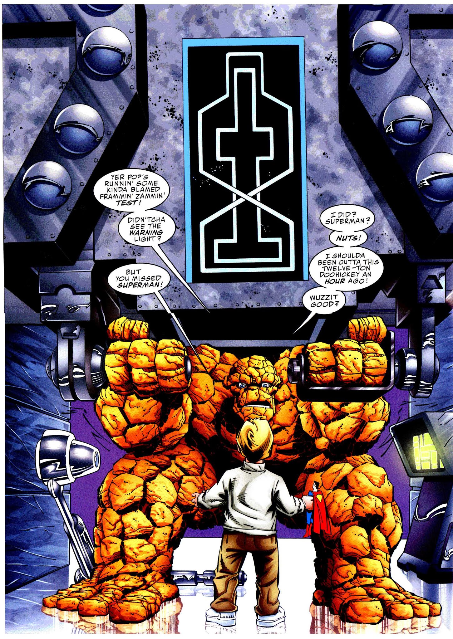 Read online Superman/Fantastic Four comic -  Issue # Full - 14