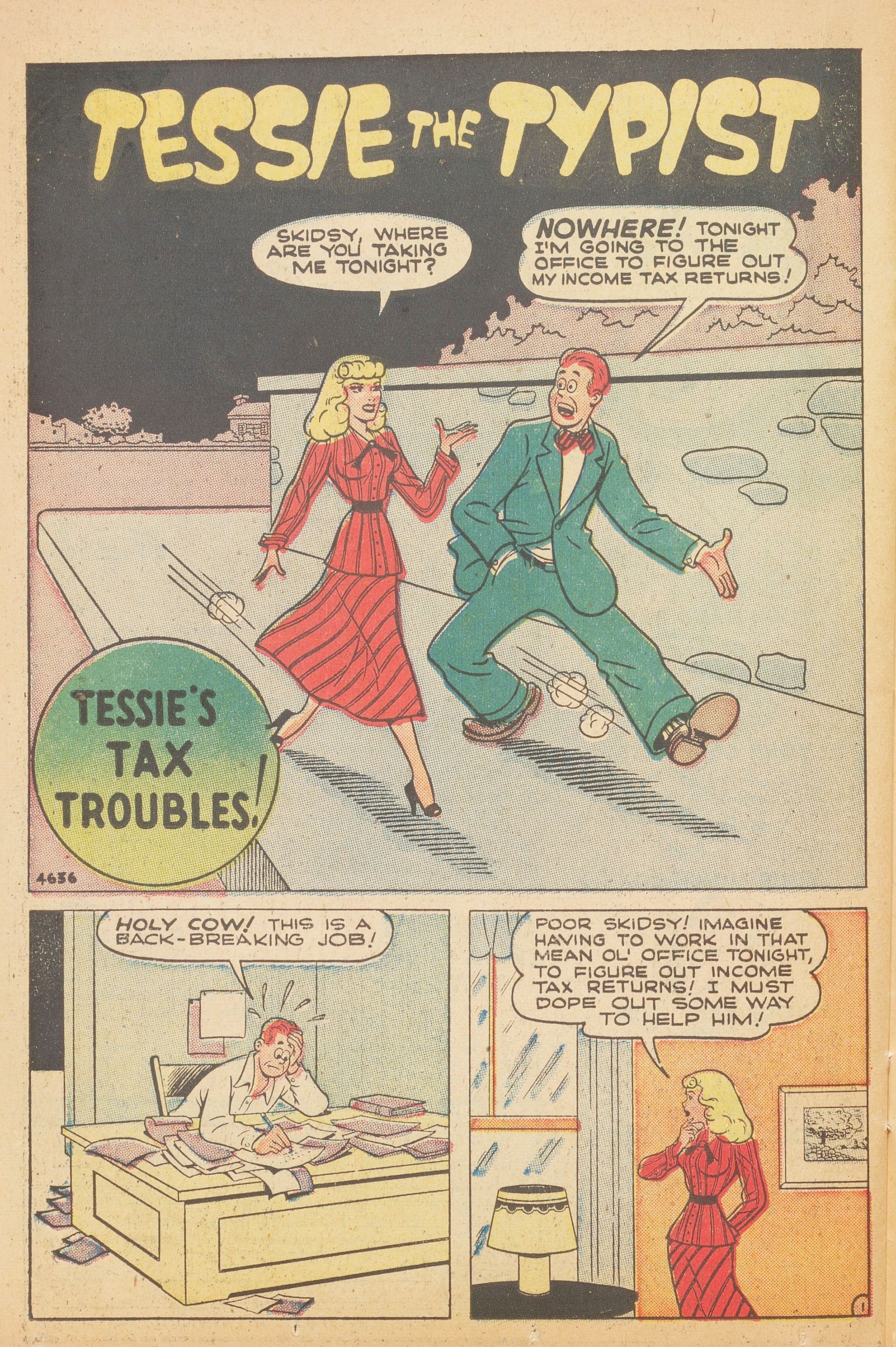 Read online Hedy Of Hollywood Comics comic -  Issue #36 - 36