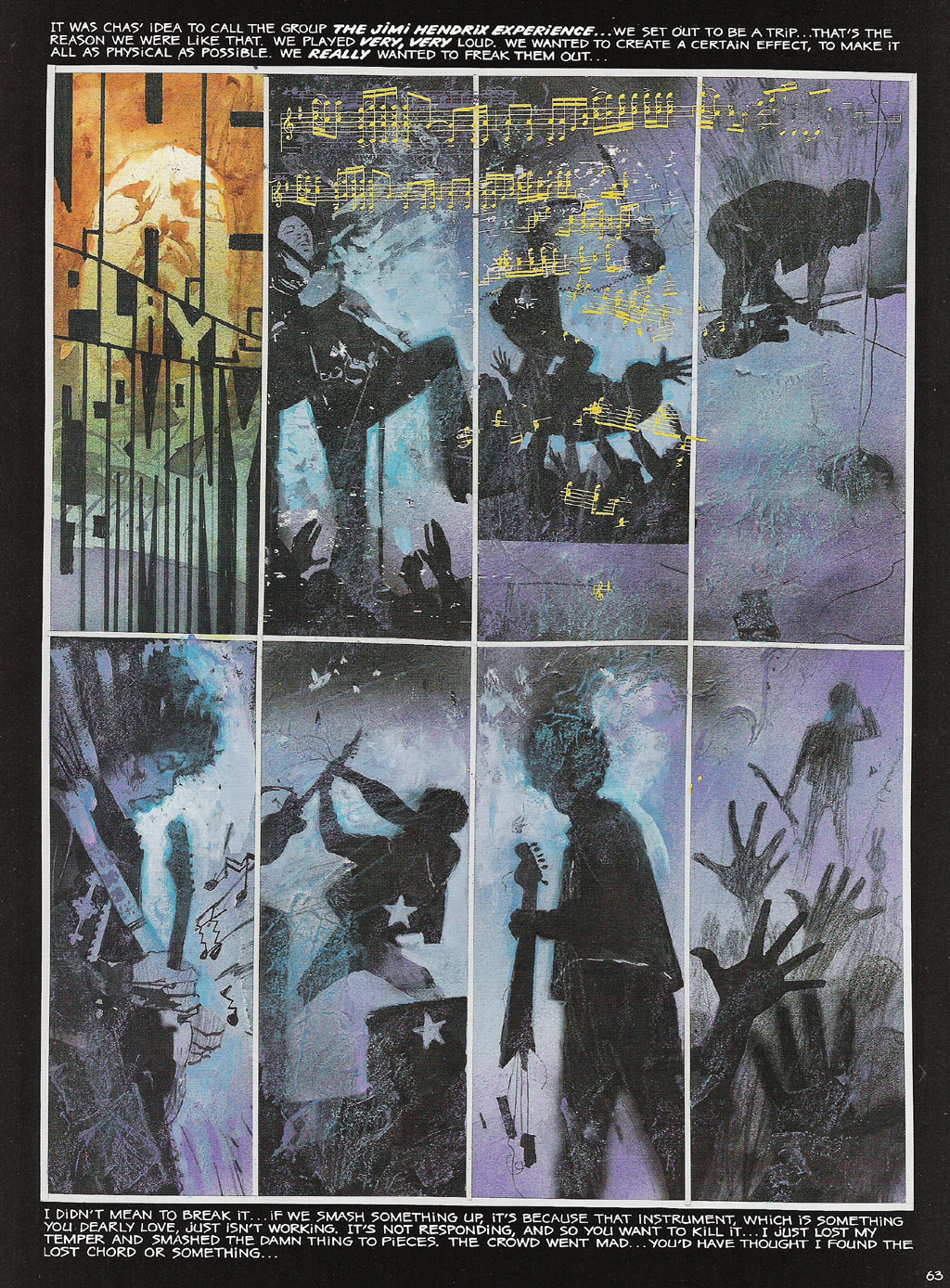 Voodoo Child - The Illustrated Legend of Jimi Hendrix issue TPB - Page 66