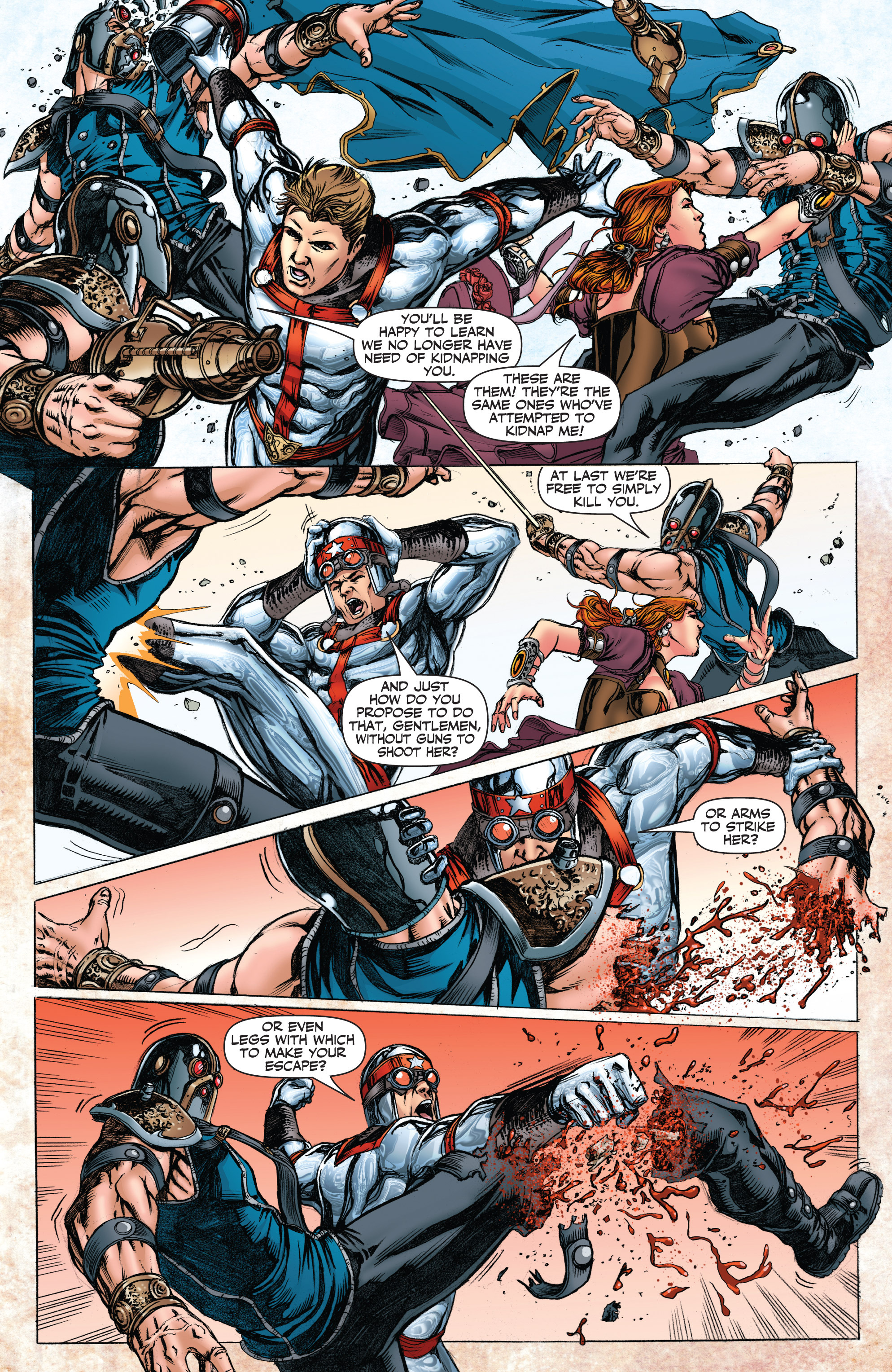 Read online Legenderry: A Steampunk Adventure comic -  Issue #5 - 11
