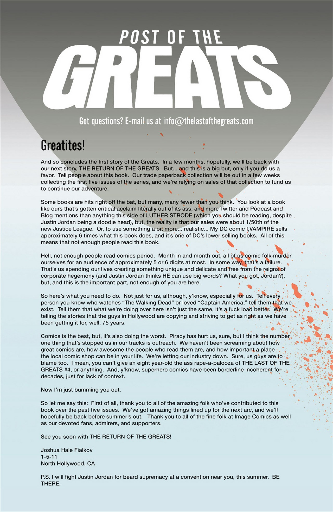 Read online The Last of the Greats comic -  Issue #5 - 21