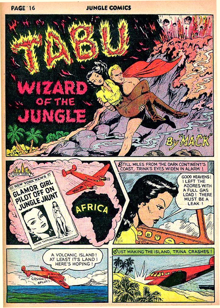 Read online Jungle Comics comic -  Issue #22 - 18