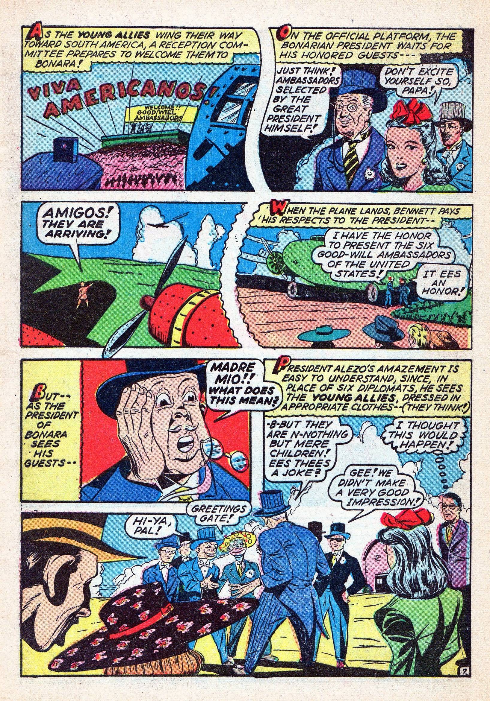 Read online Young Allies Comics comic -  Issue #7 - 8