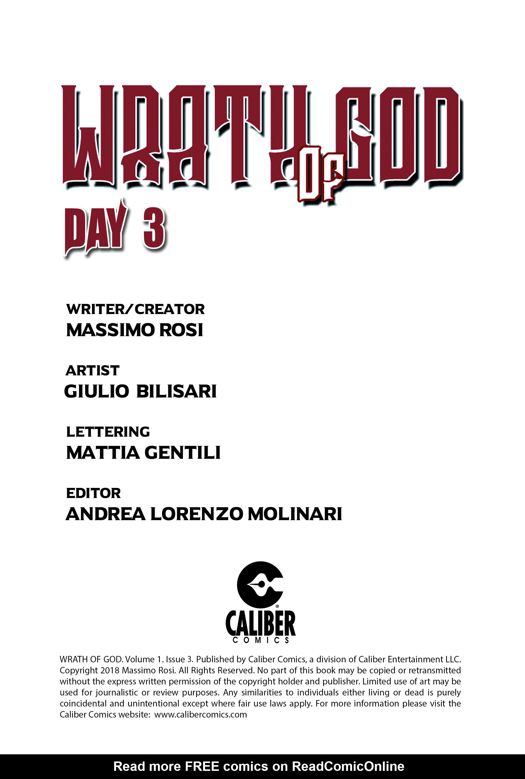 Read online Wrath of God comic -  Issue #3 - 2