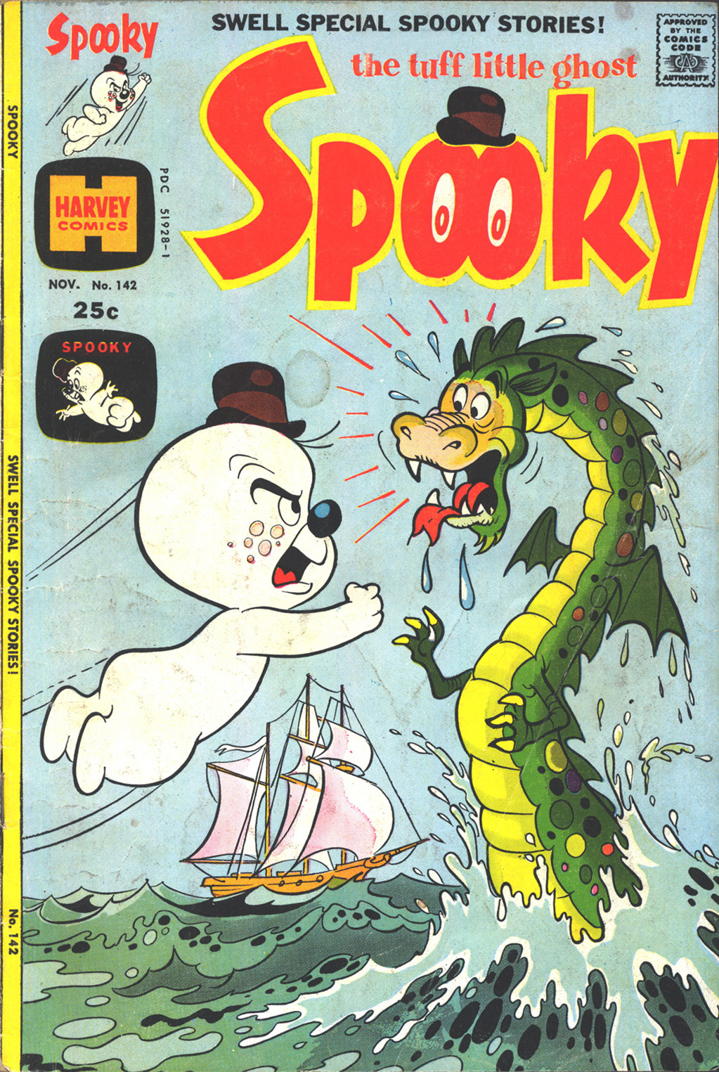 Read online Spooky comic -  Issue #142 - 1
