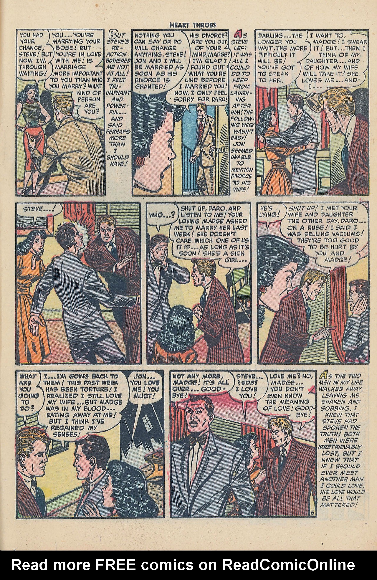 Read online Heart Throbs comic -  Issue #17 - 17