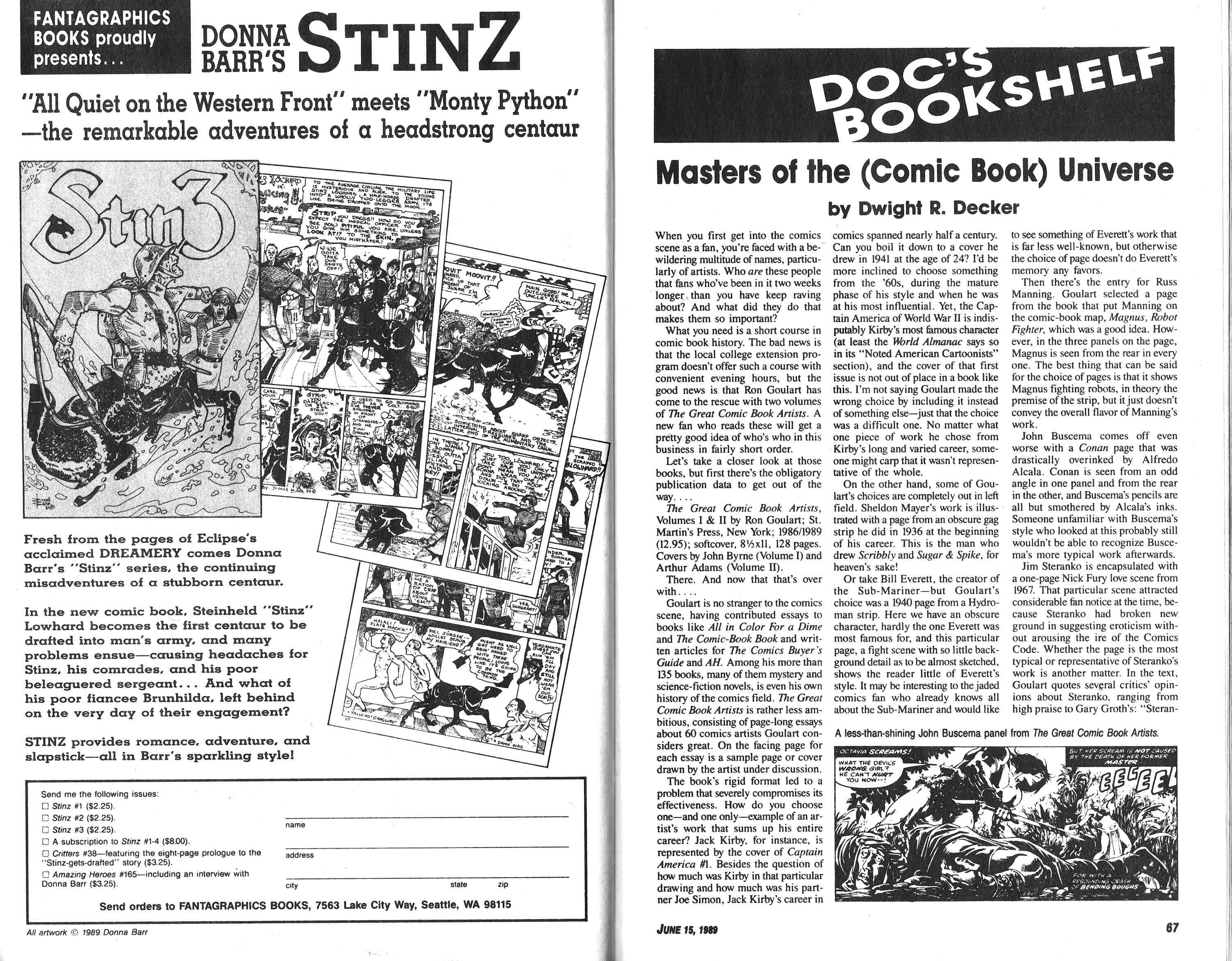 Read online Amazing Heroes comic -  Issue #167 - 34